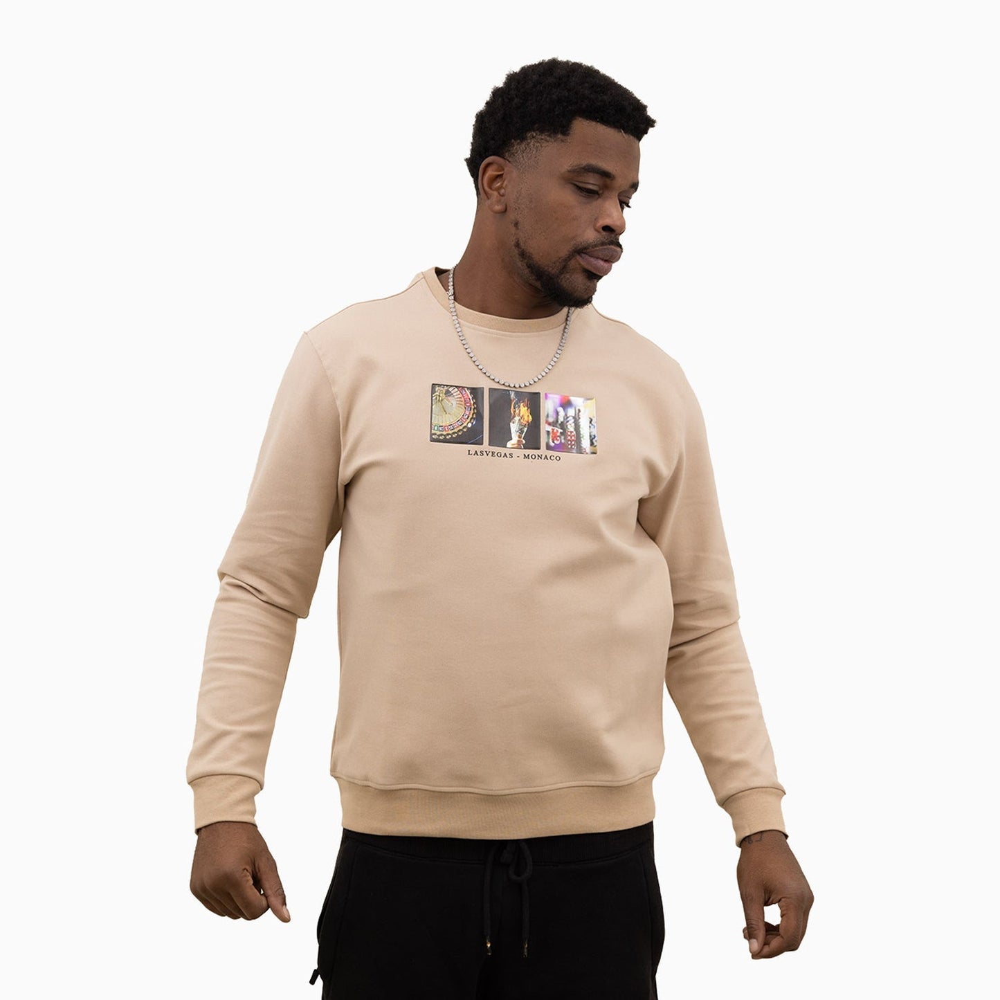 Men's Las Vegas Monaco Crew Neck Sweatshirt