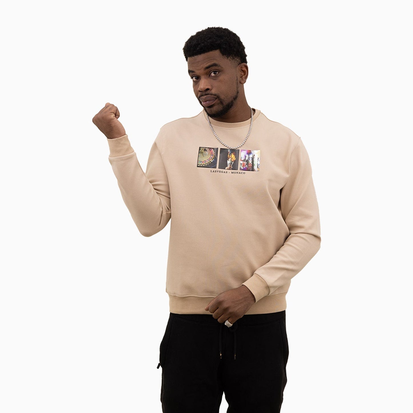 Men's Las Vegas Monaco Crew Neck Sweatshirt
