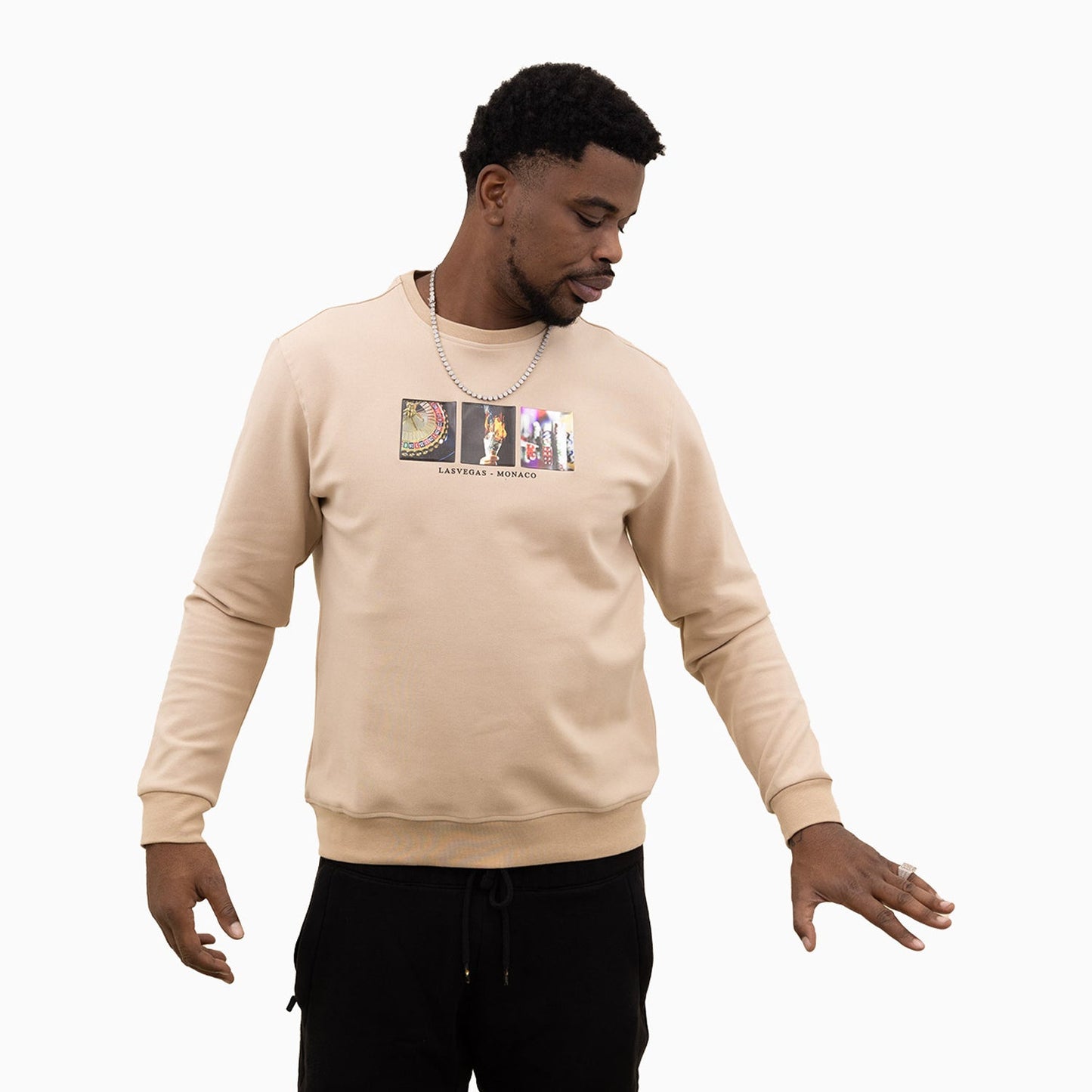 Men's Las Vegas Monaco Crew Neck Sweatshirt