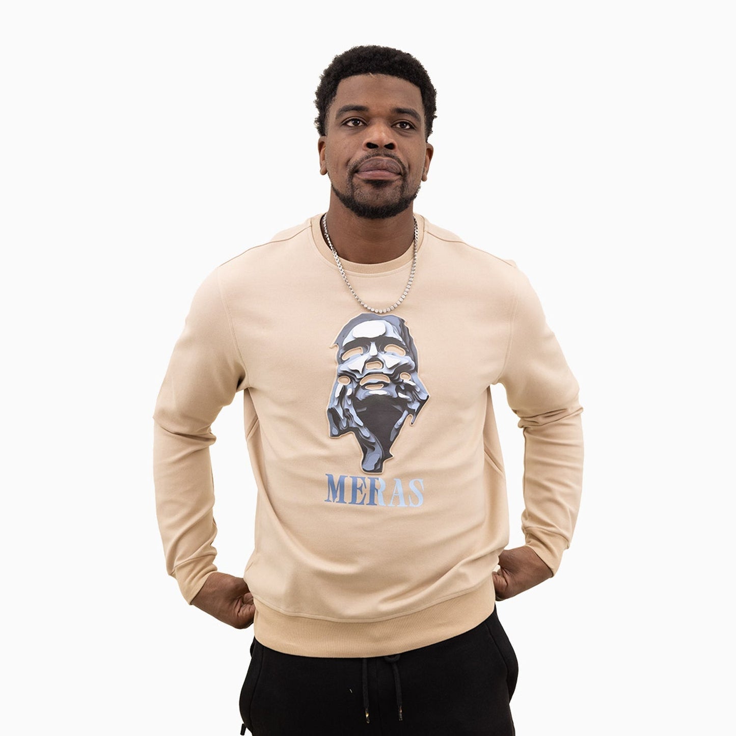 Men's Grey Lady Crew Neck Sweatshirt