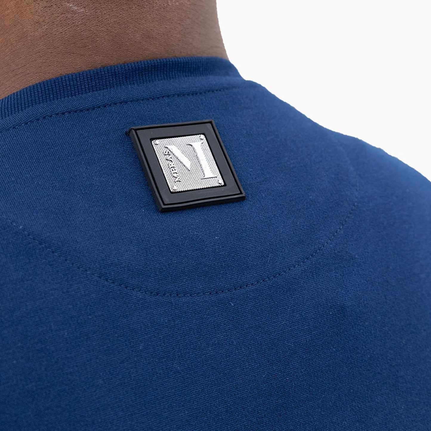 Men's Chenille Patch Crew Neck Sweatshirt