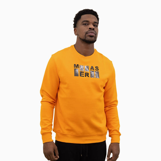 Men's Lion Graphic Crew Neck Sweatshirt