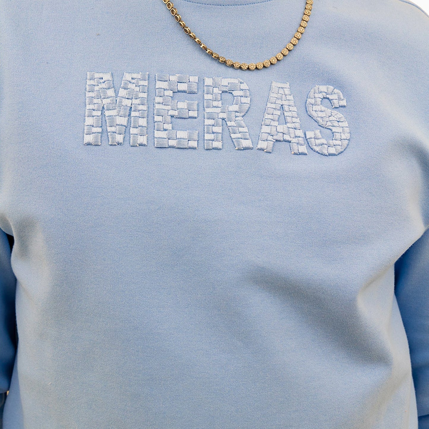 Men's Embroidery Crew Neck Sweatshirt