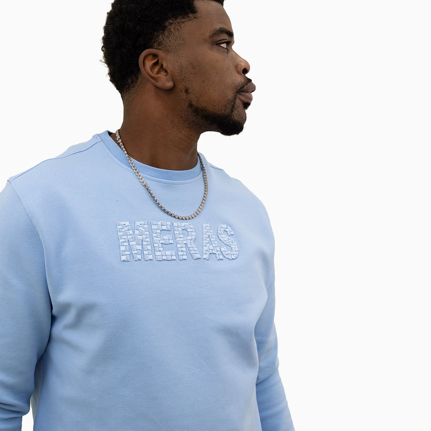 Men's Embroidery Crew Neck Sweatshirt