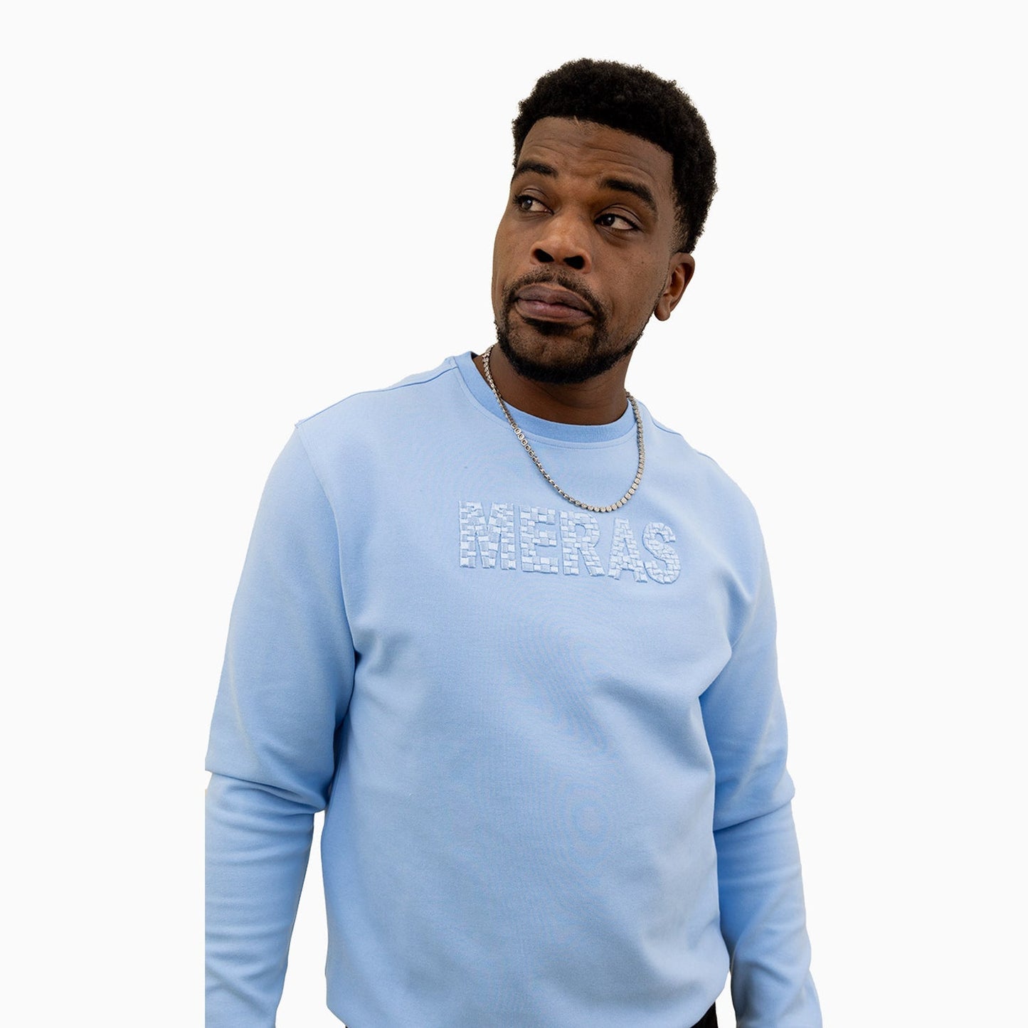 Men's Embroidery Crew Neck Sweatshirt