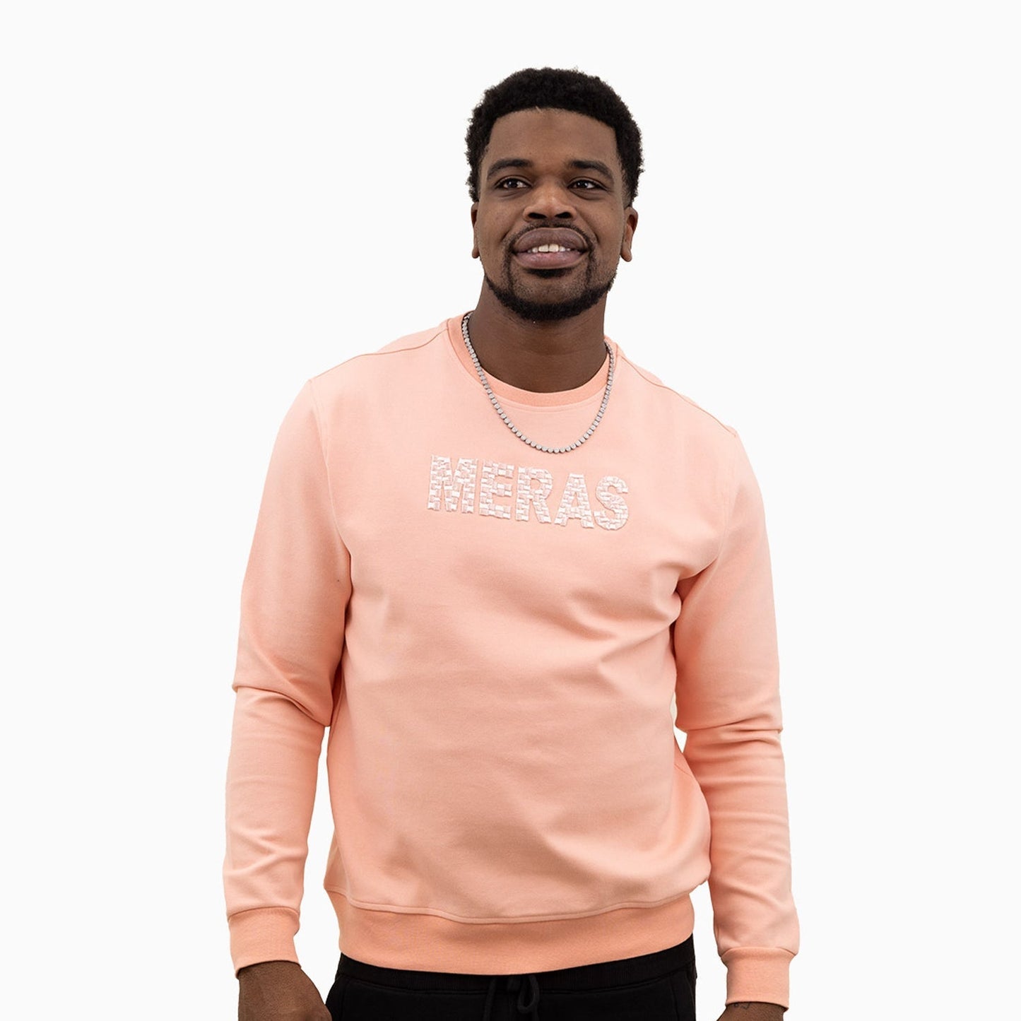 Men's Embroidery Crew Neck Sweatshirt