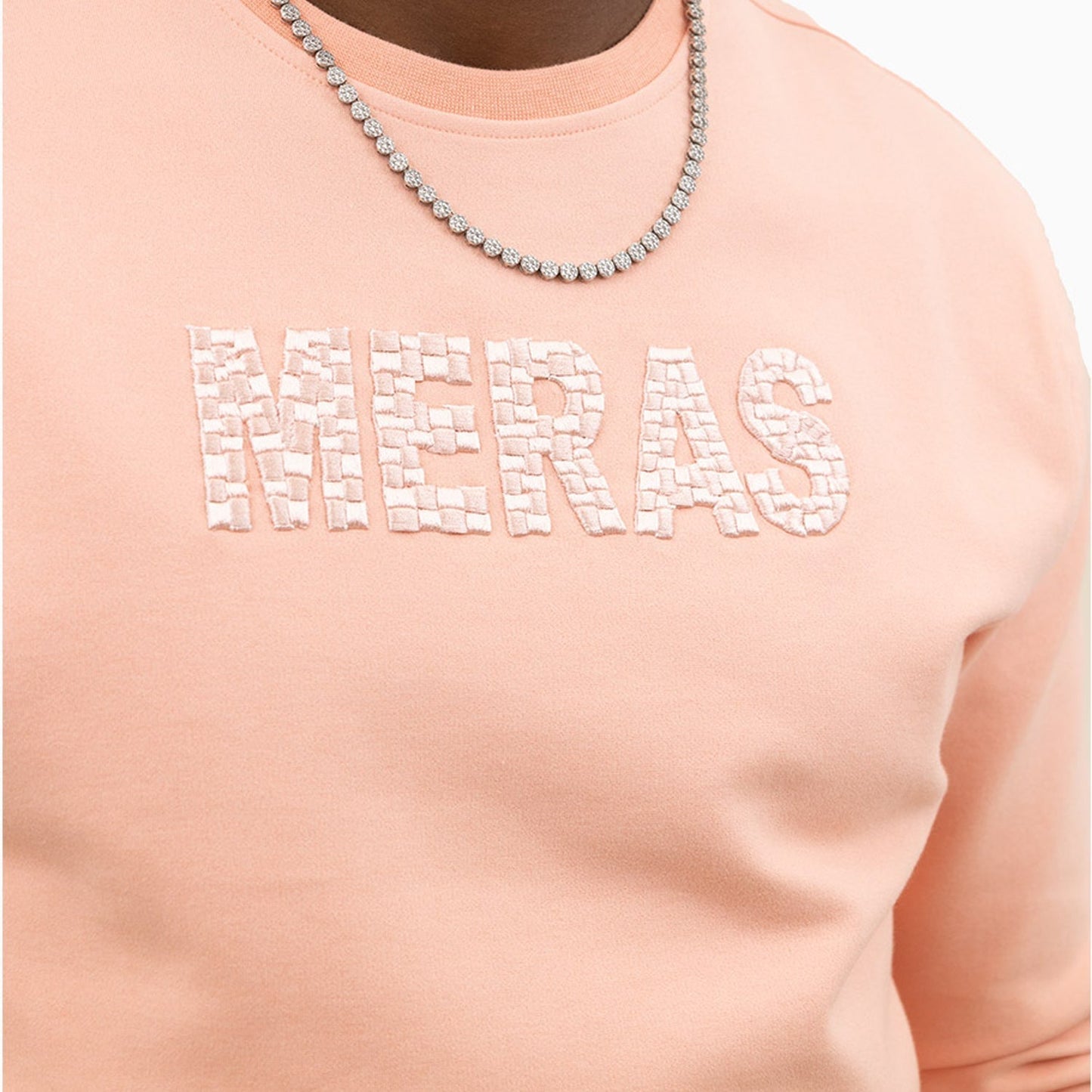 Men's Embroidery Crew Neck Sweatshirt
