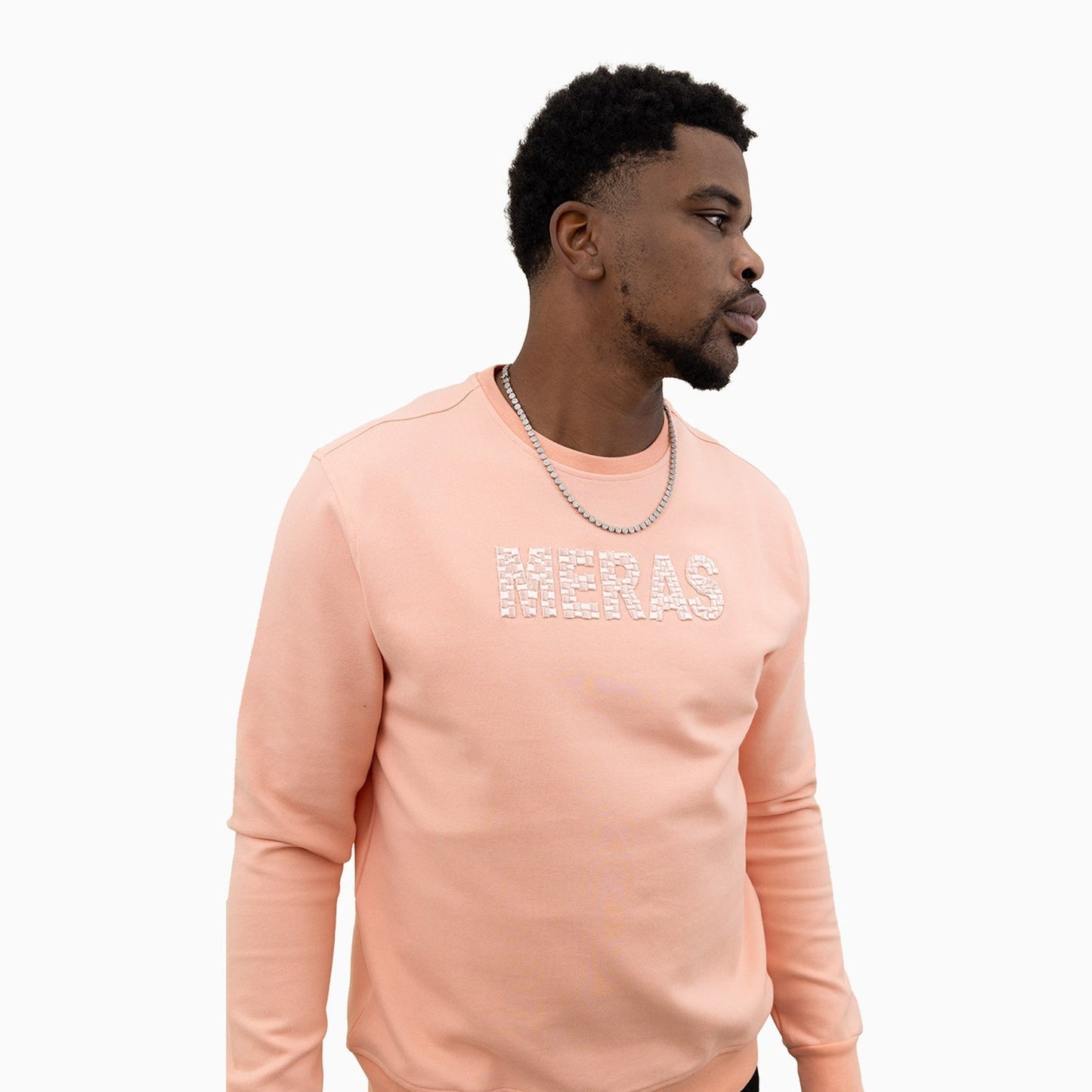 Men's Embroidery Crew Neck Sweatshirt