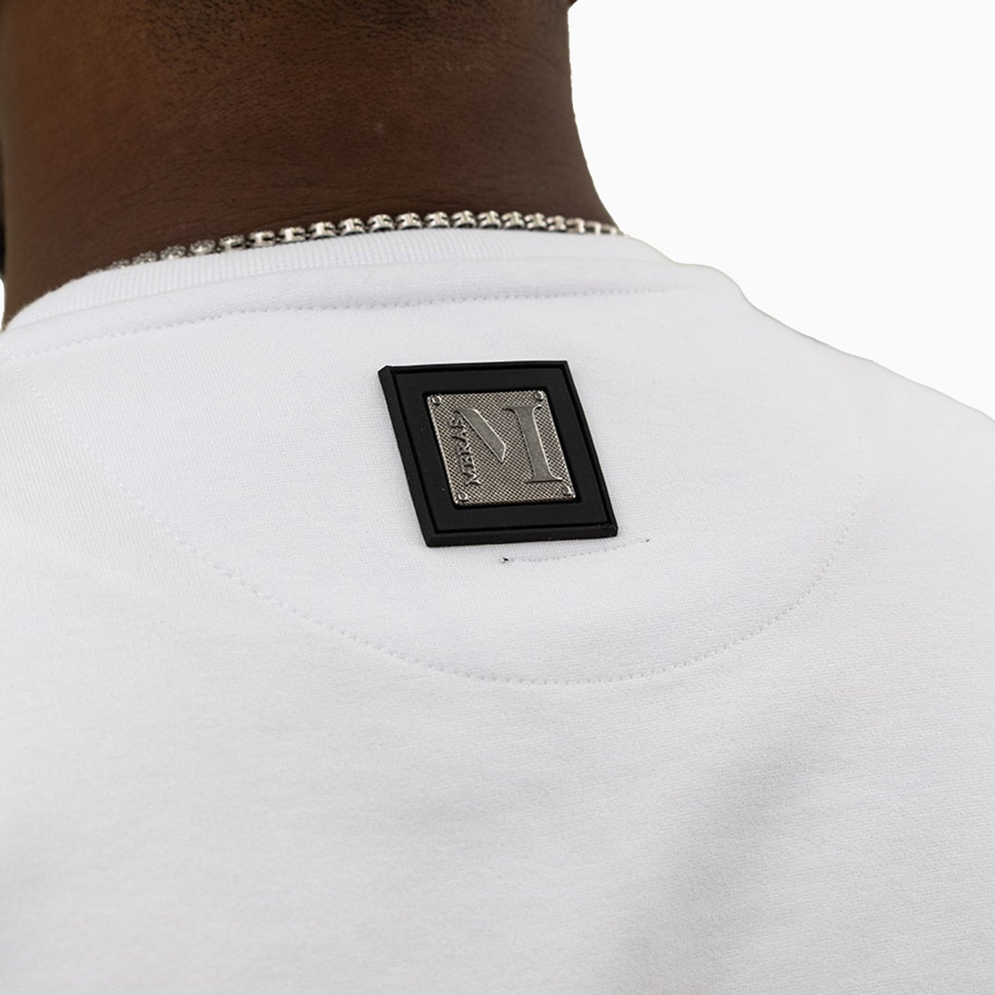 Men's Gradient Text Crew Neck Sweatshirt