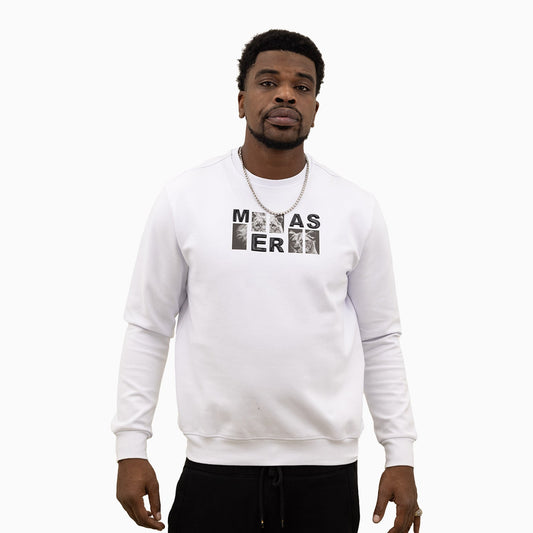 Men's Lion Graphic Crew Neck Sweatshirt