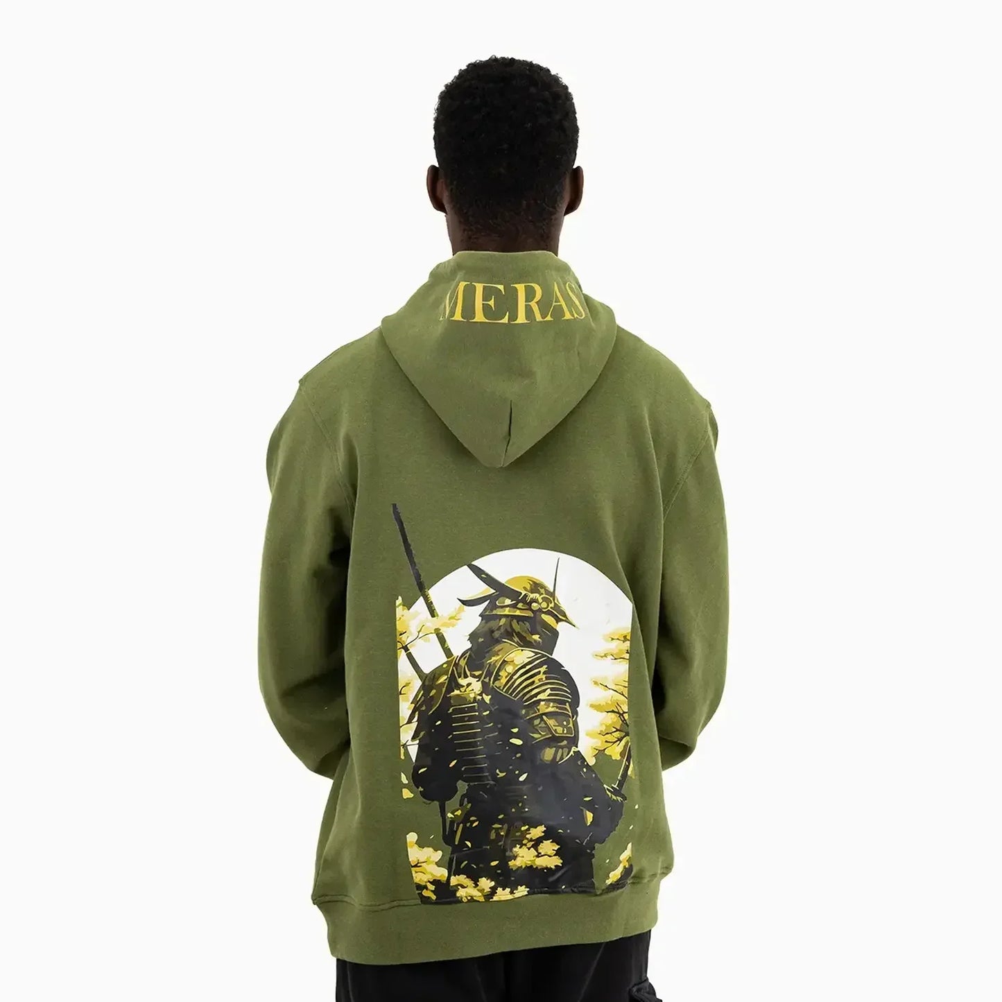 Men's Samurai Graphic Pull Over Hoodie