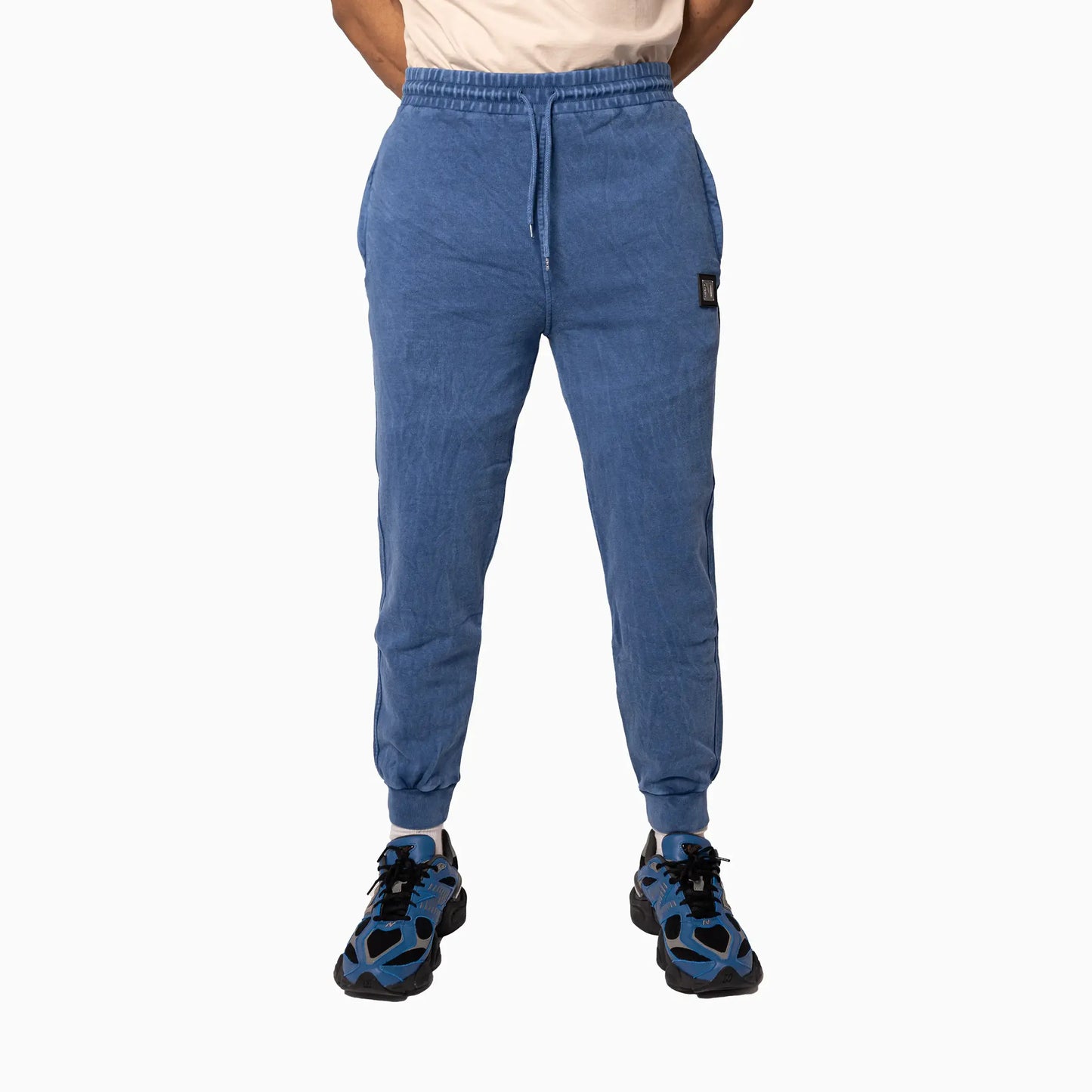 Men's Sportswear Washed Blue Sweat Pant