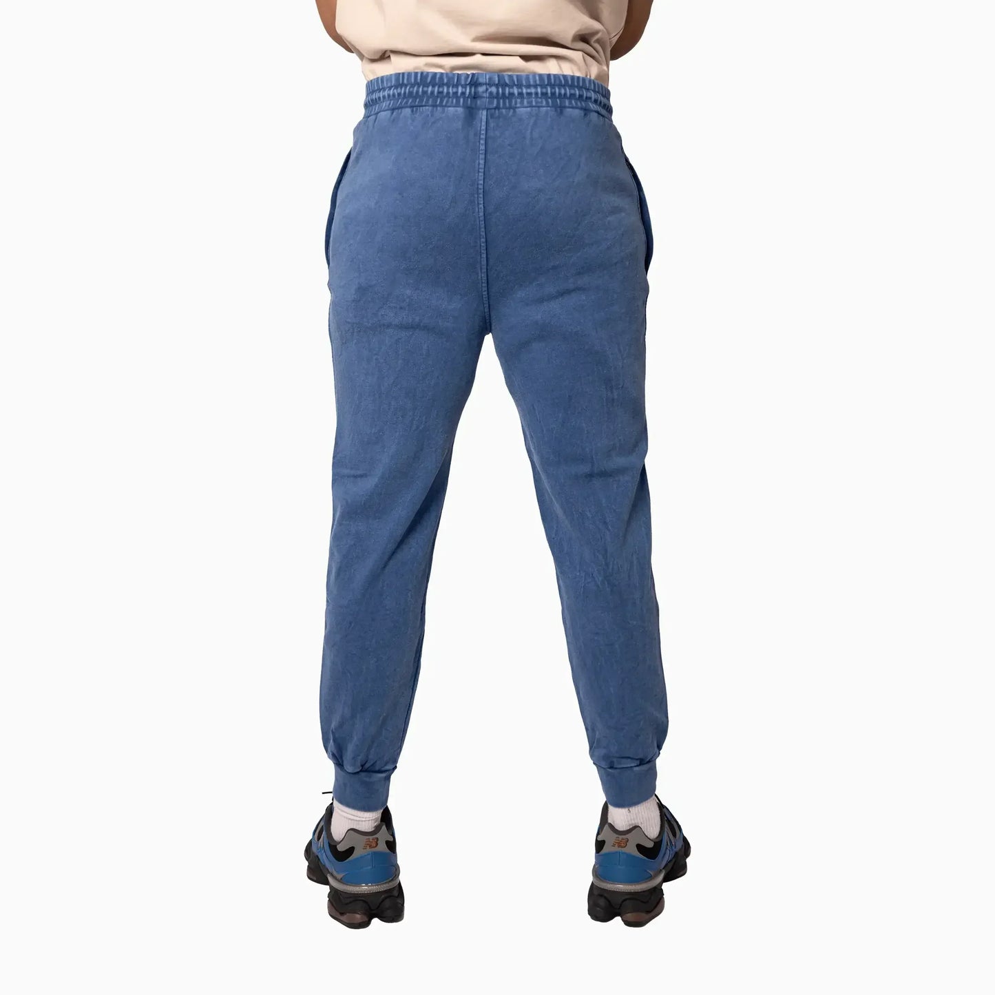 Men's Sportswear Washed Blue Sweat Pant