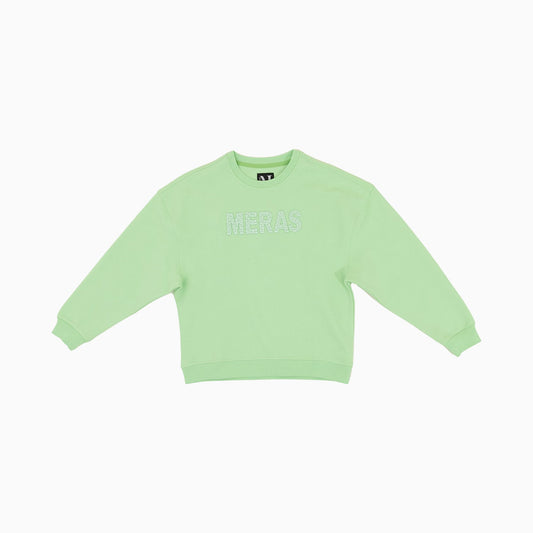 Women's Embroidery Crew Neck Sweatshirt