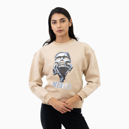 Women's Grey Lady Crew Neck Sweatshirt