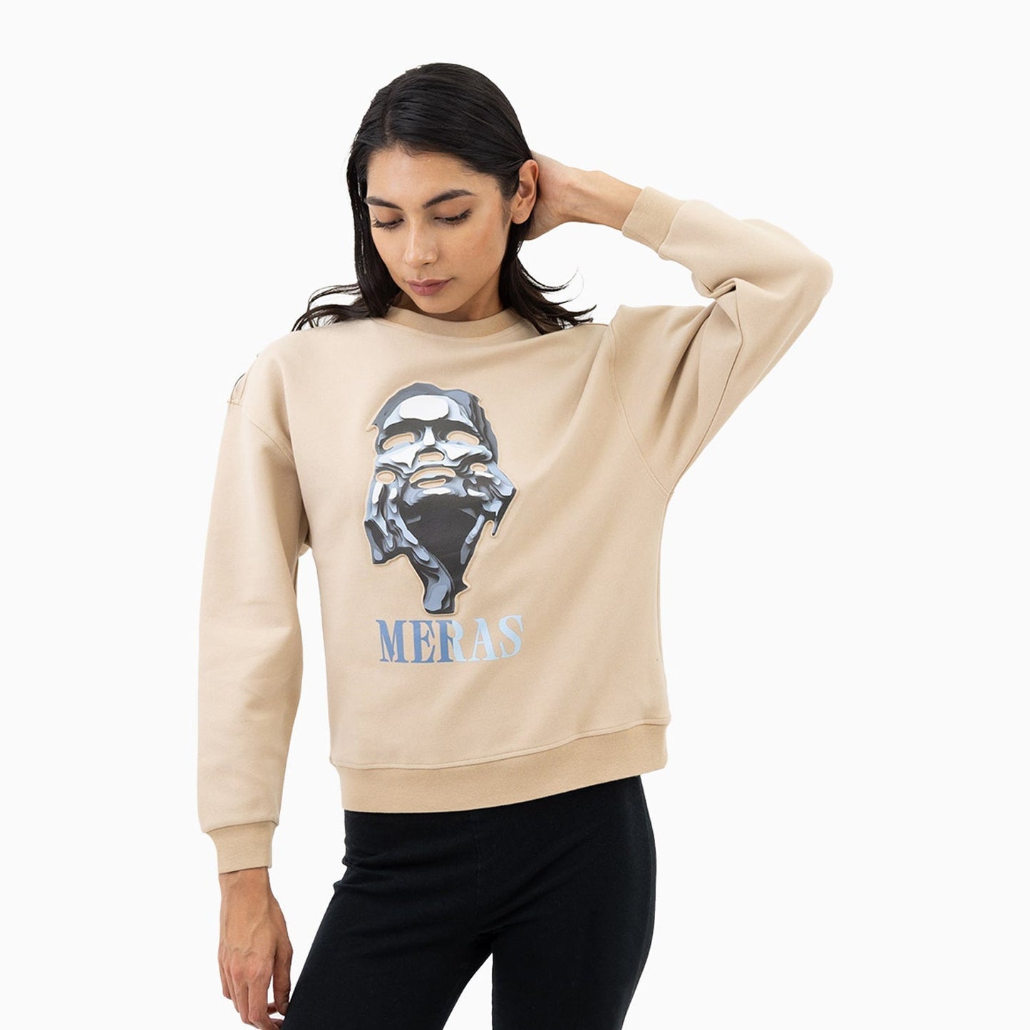 Women's Grey Lady Crew Neck Sweatshirt