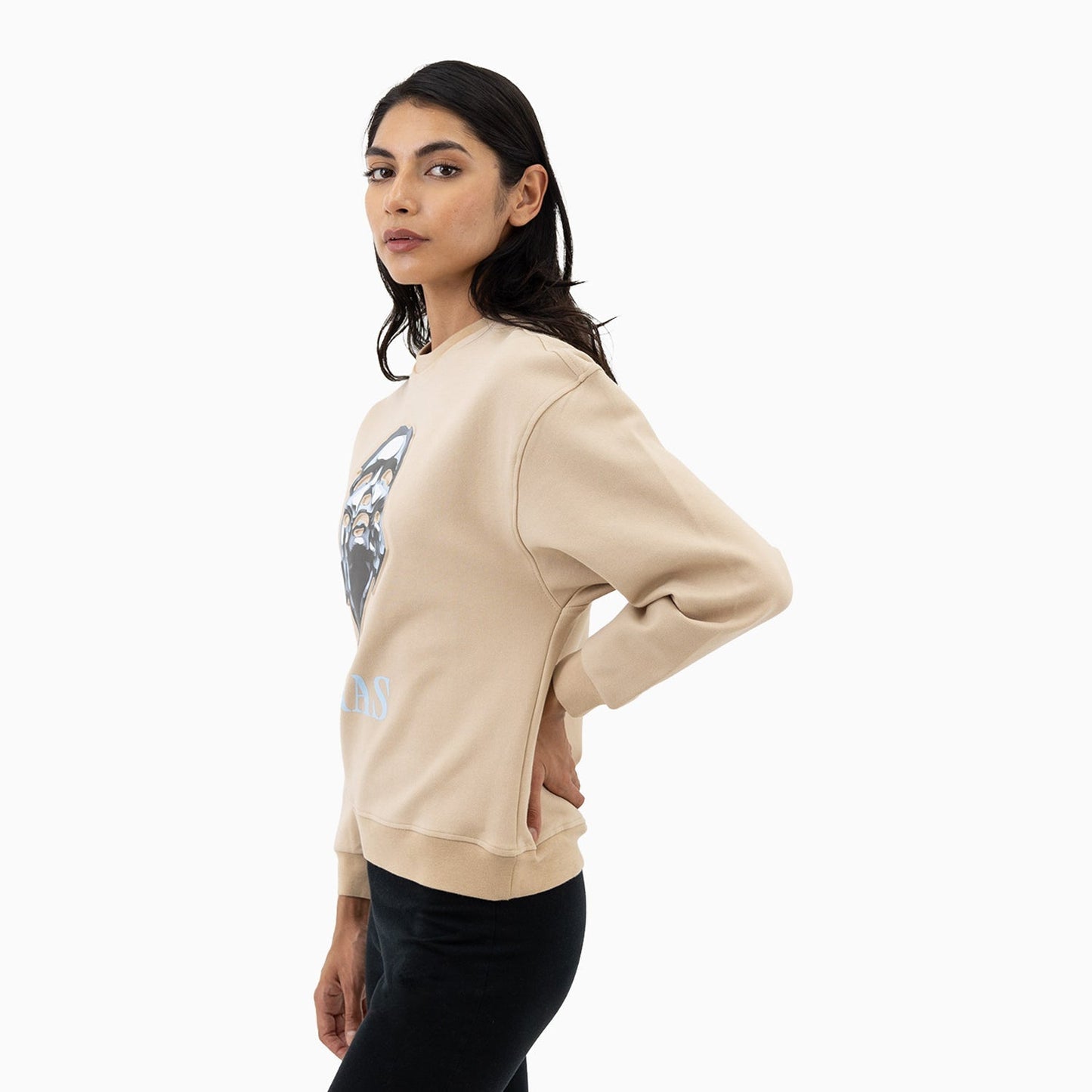 Women's Grey Lady Crew Neck Sweatshirt