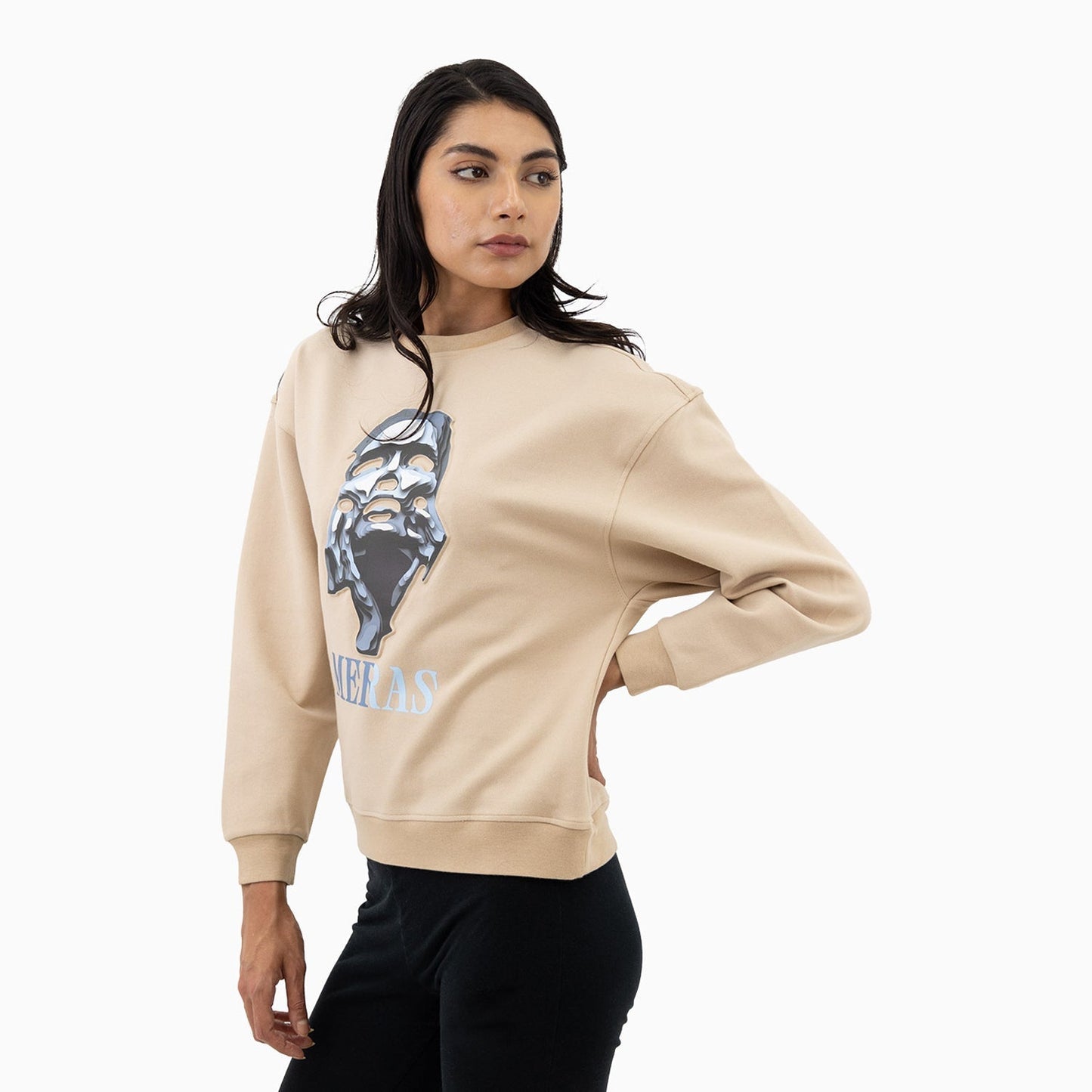 Women's Grey Lady Crew Neck Sweatshirt