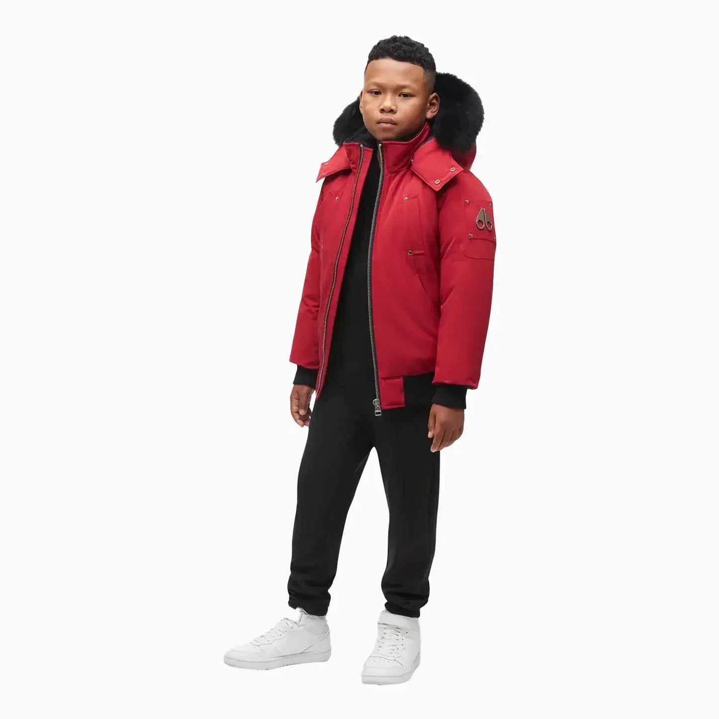Kid's Bomber Hooded Jacket