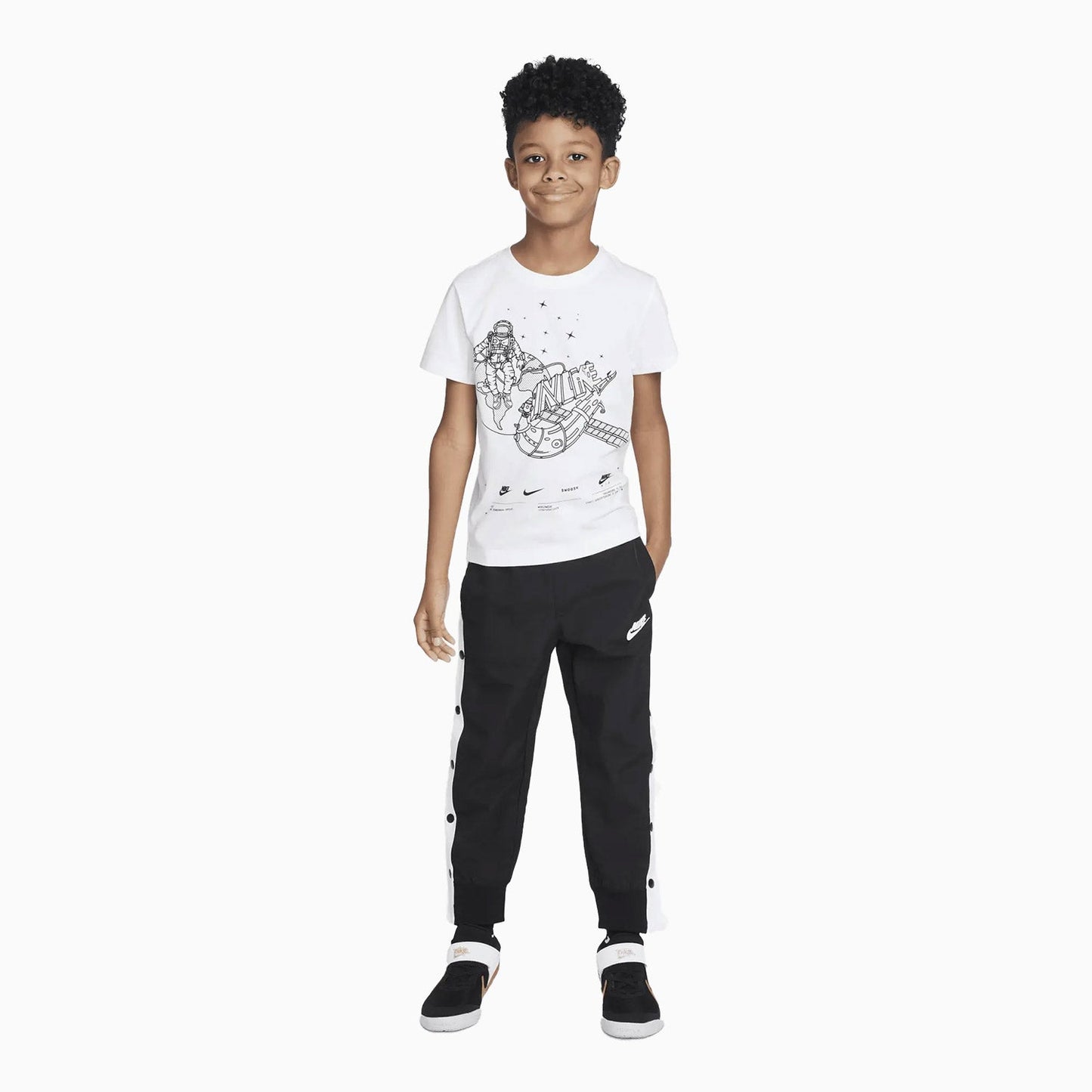 Kid's Satelite Graphics Short Sleeve T-Shirt