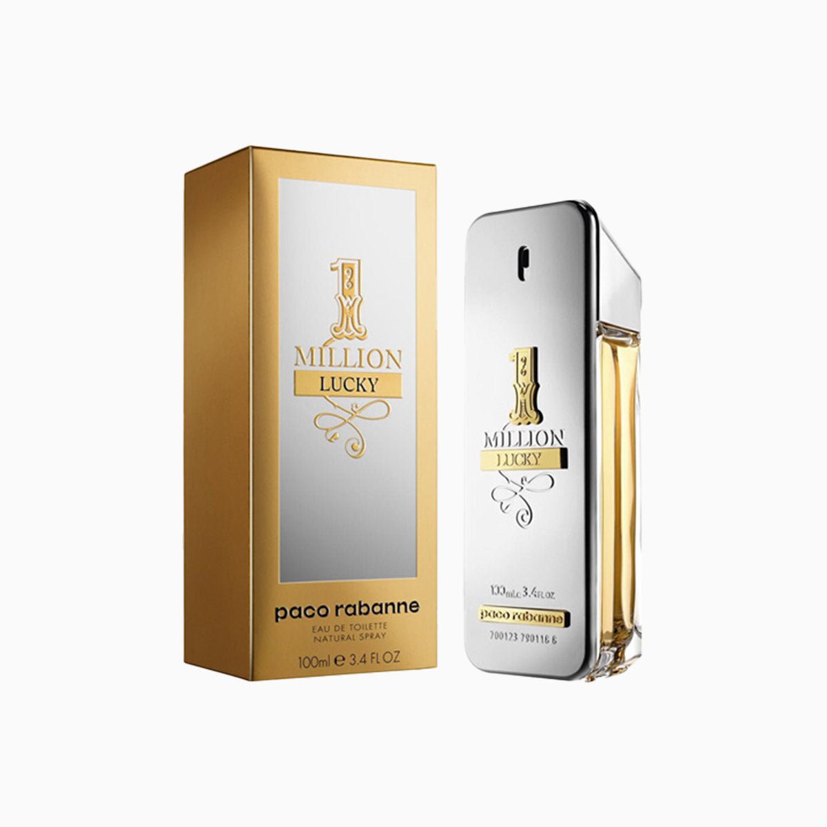 Men's Paco Rabanne 1 Million Lucky EDT Spray 3.4 Oz