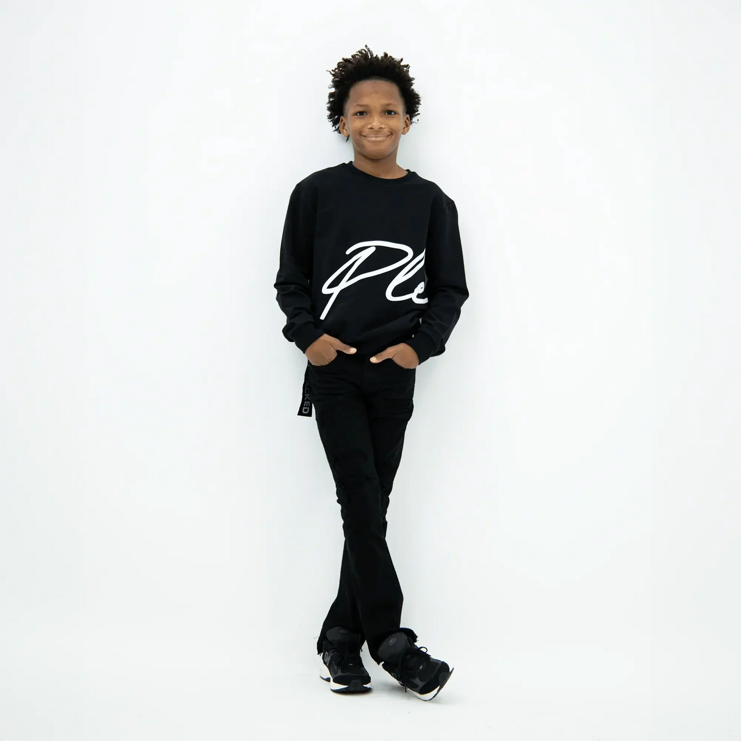 Kid's Boys Signature Logo Mini Me Sweatshirt