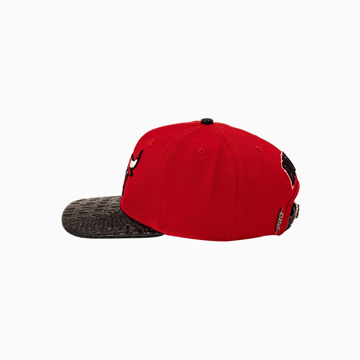 Chicago Bulls NBA Leather Visor Snapback Hat