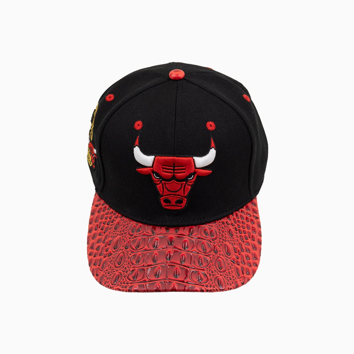Chicago Bulls NBA Leather Snapback Hat