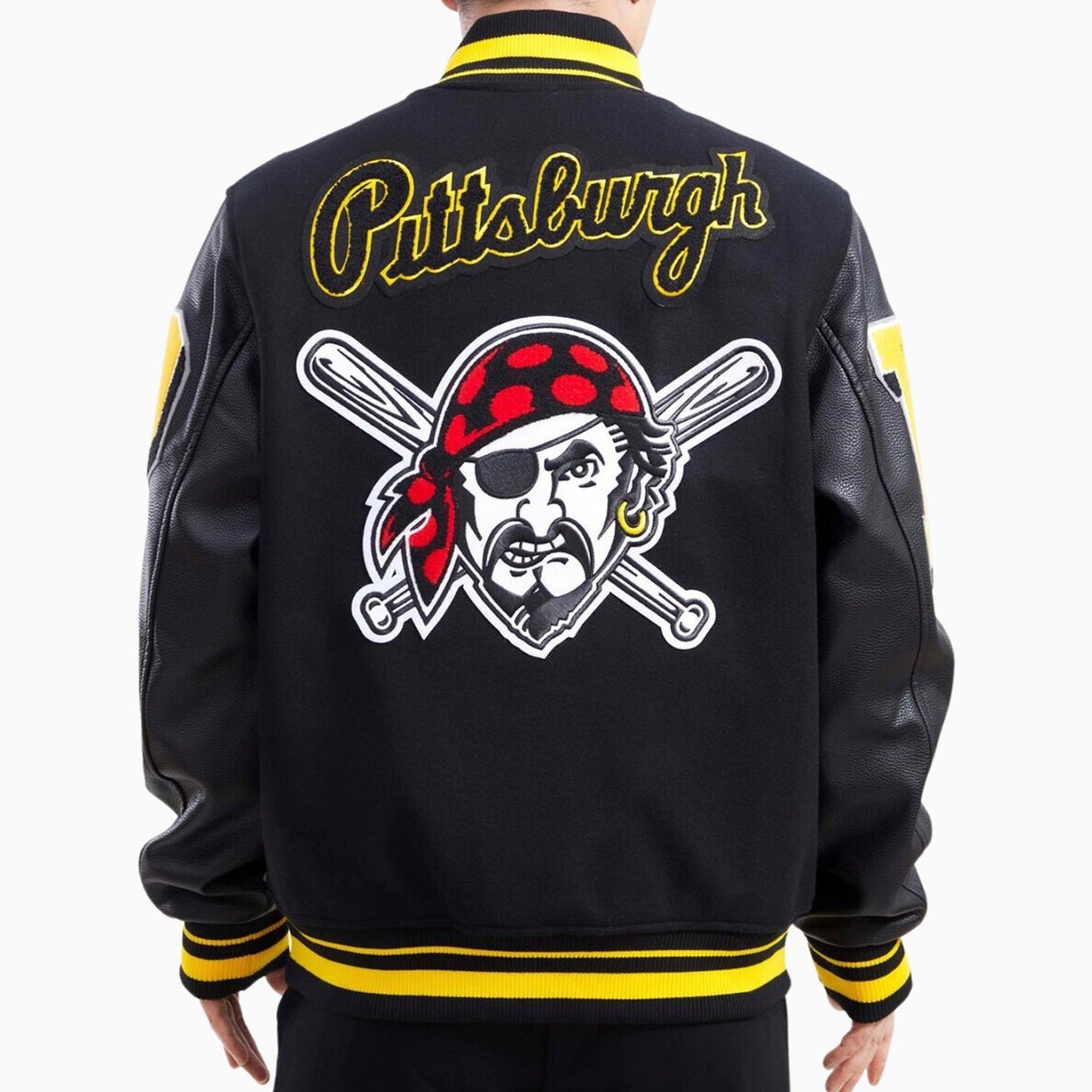 Men's Pittsburgh Pirates Logo Varsity Jacket