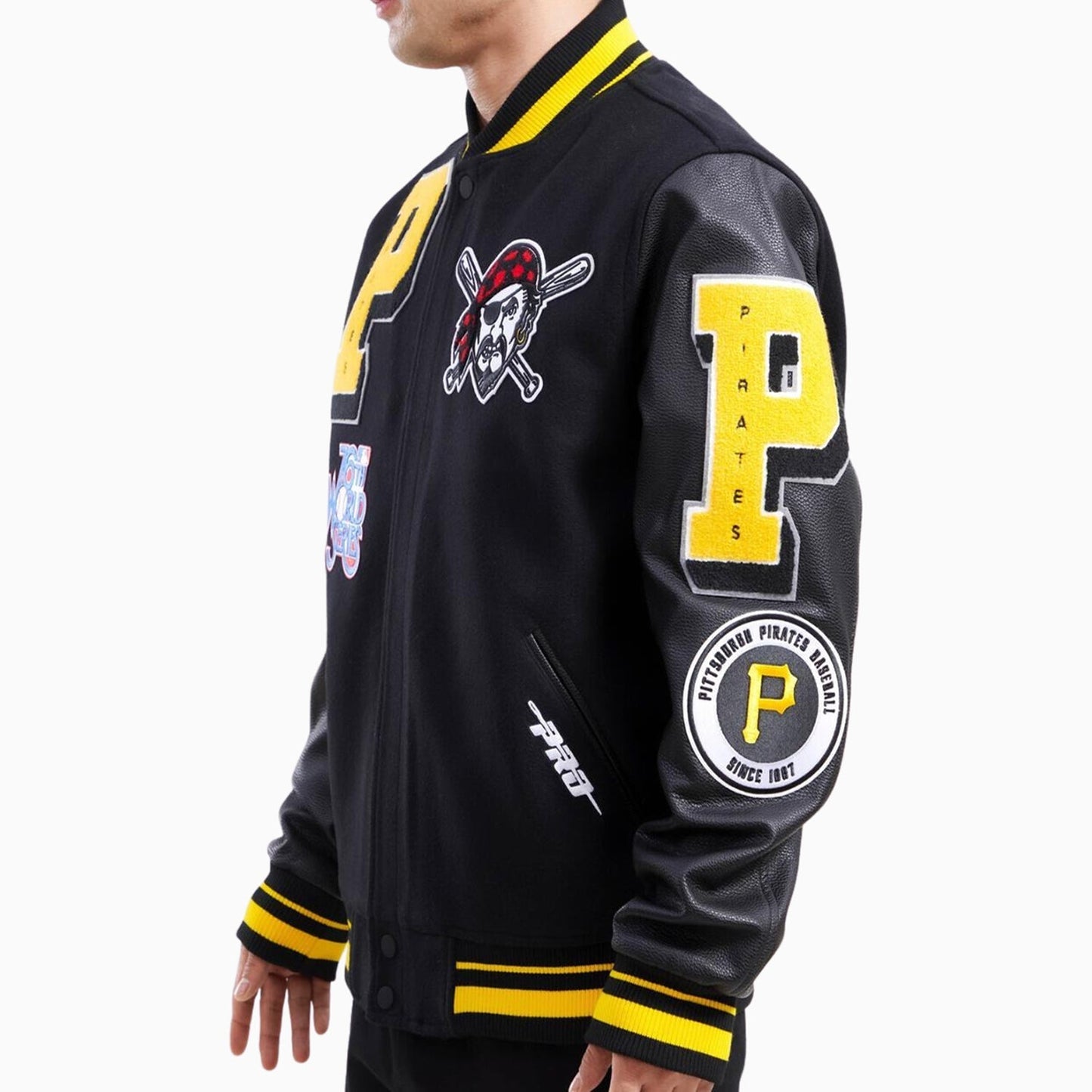 Men's Pittsburgh Pirates Logo Varsity Jacket