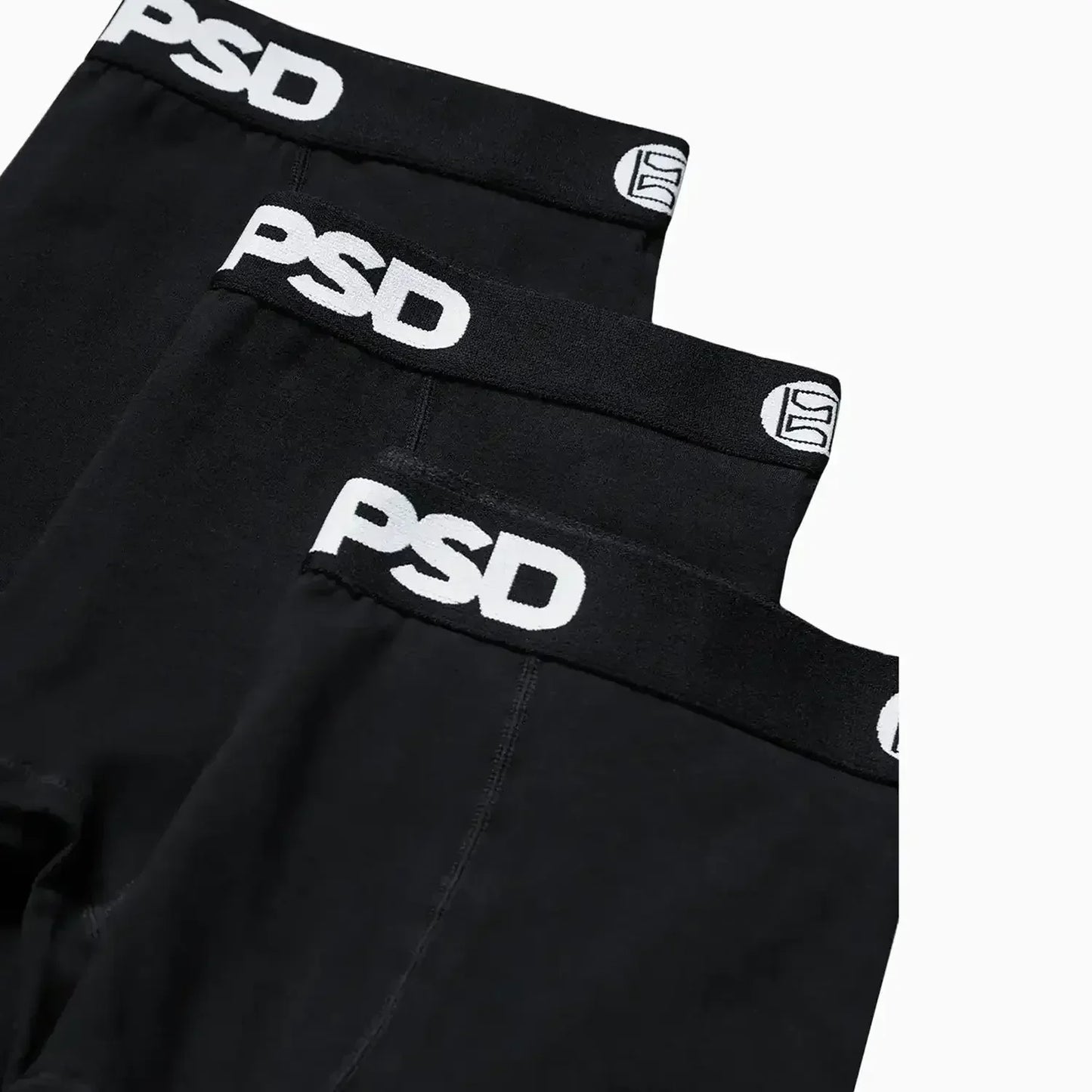 Men's Solids 3 Pack - Black Boxer