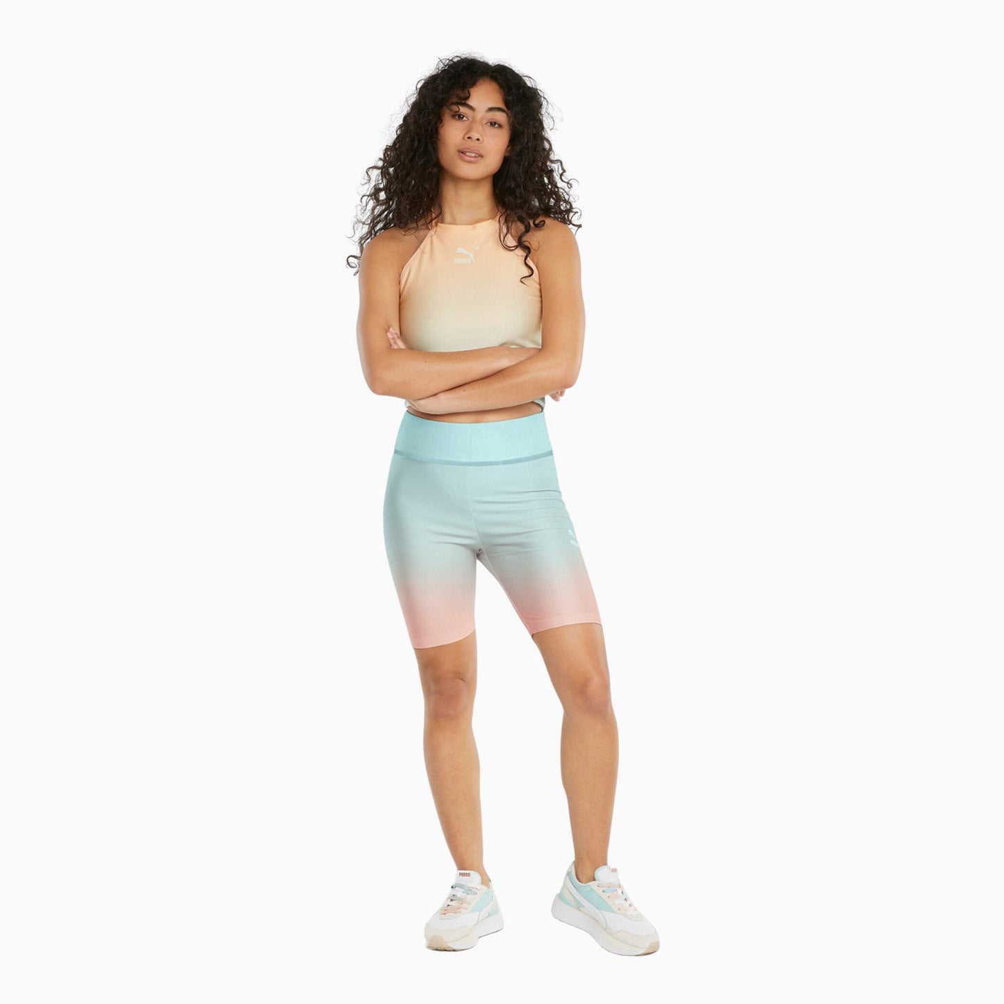 Women's Gloaming AOP Tight Shorts