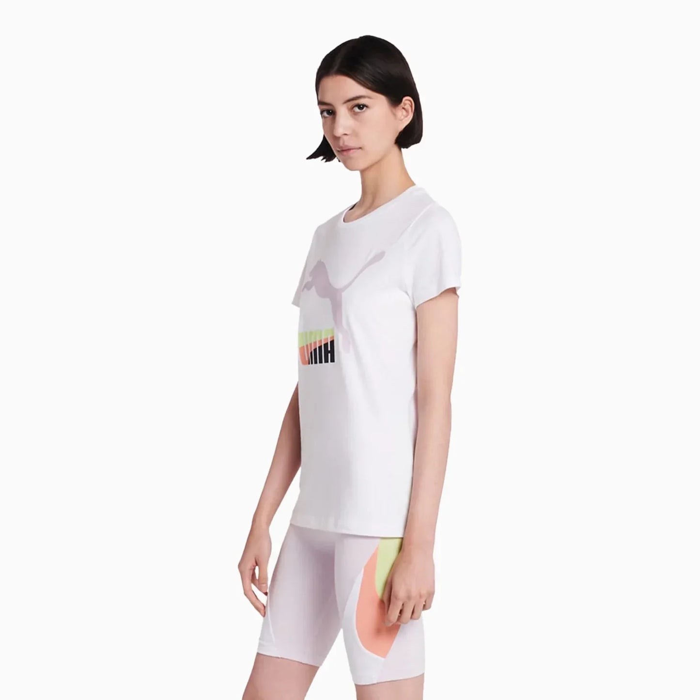 Women's Mismatch Logo T Shirt