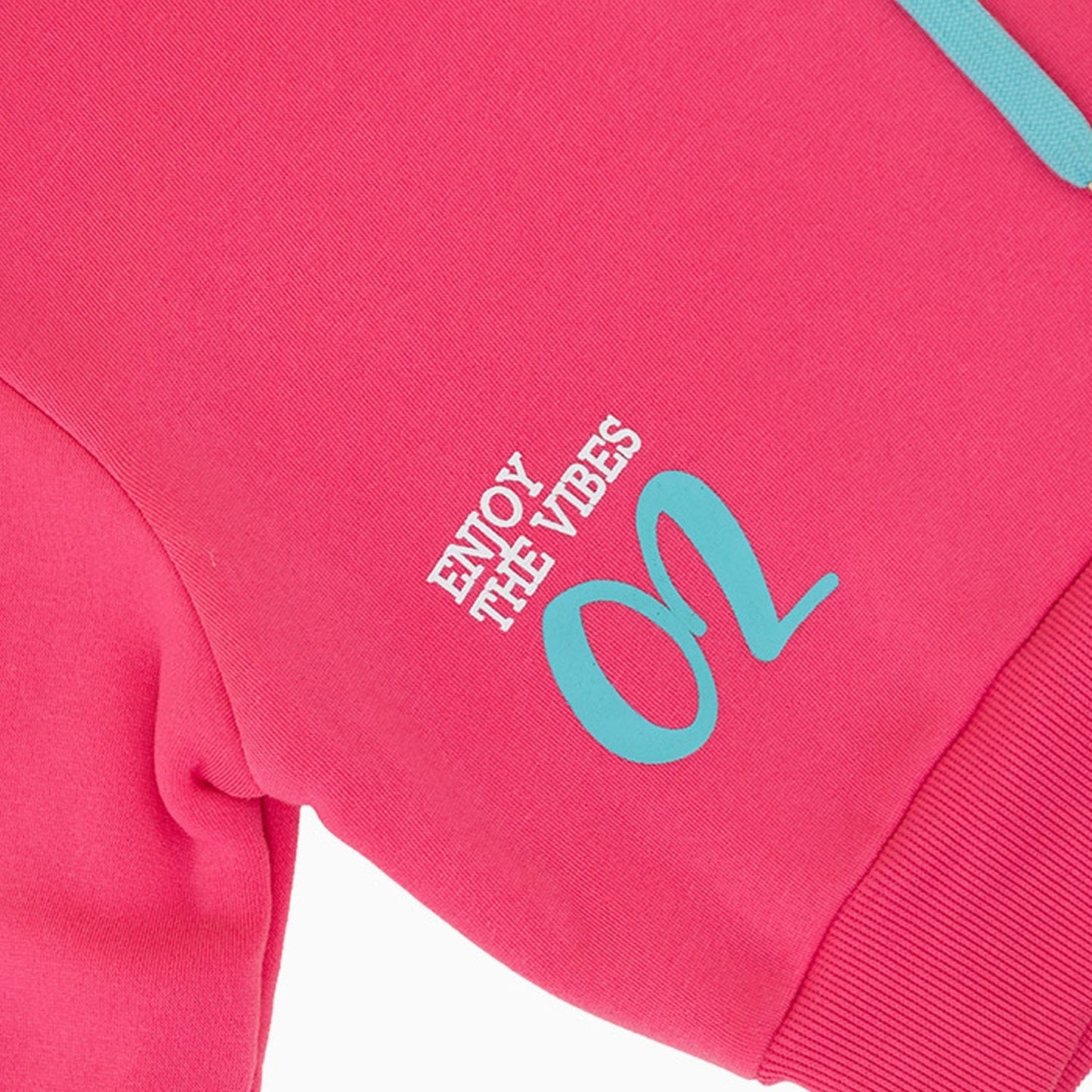 Women's Fleece Crop Graphic Pull Over Hoodie