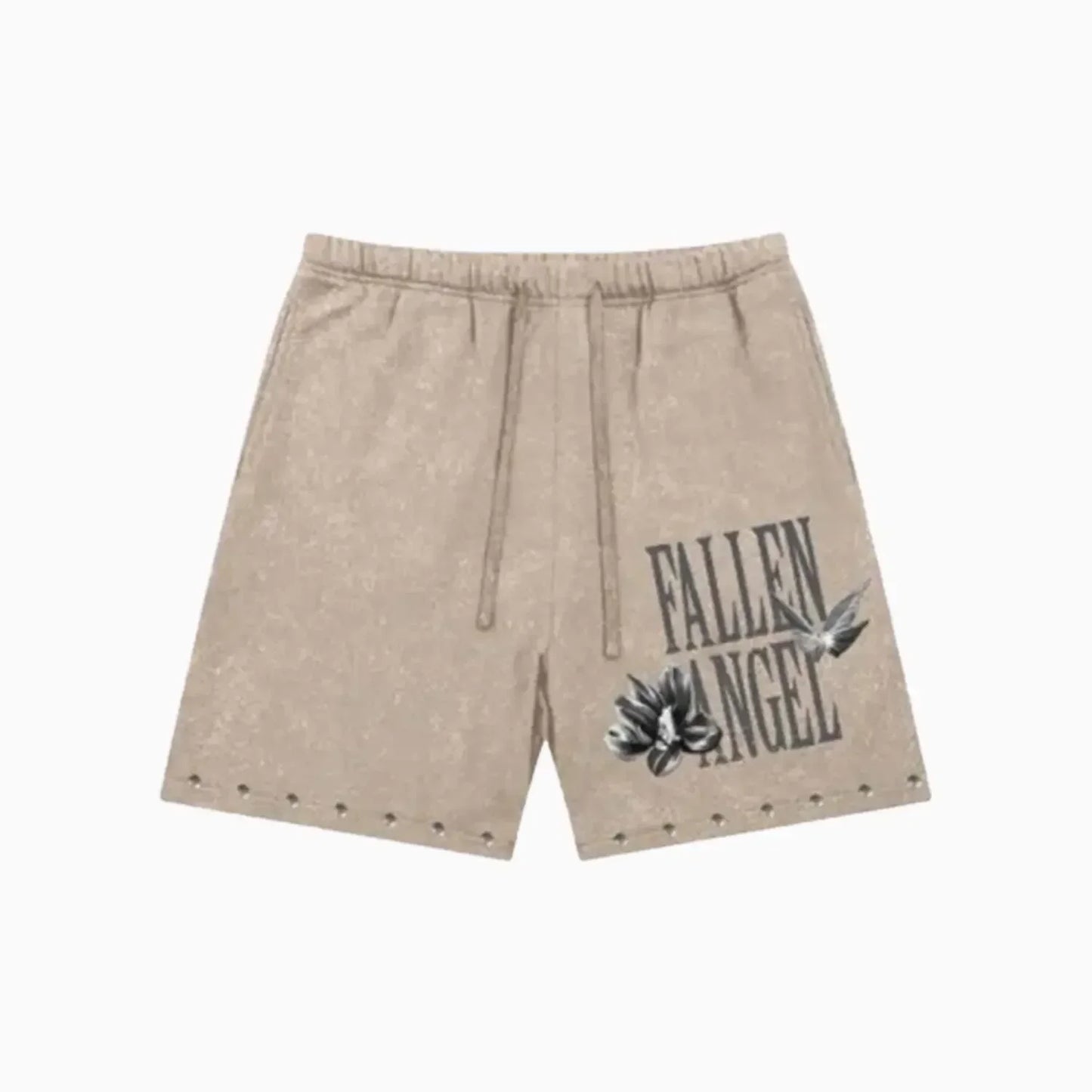 Men's Fallen Angel Enzyme Washed Studded Outfit