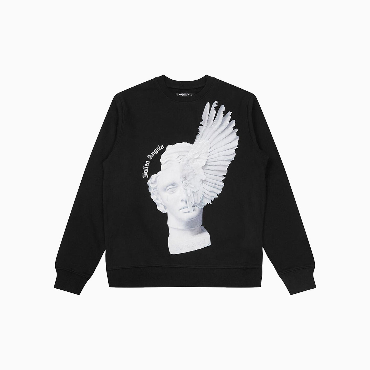Men's Fallen Angel Sculpture Sweatshirt