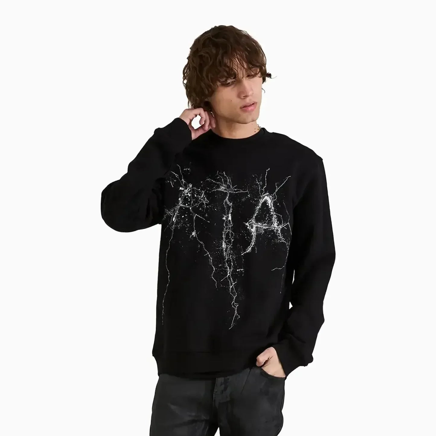 Men's Charles Cracked Logo Sweatshirt