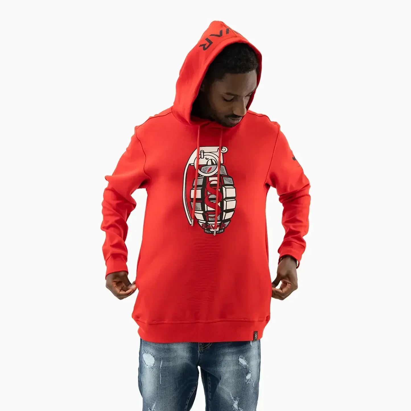 Men's Grenade Graphic Pull Over Hoodie