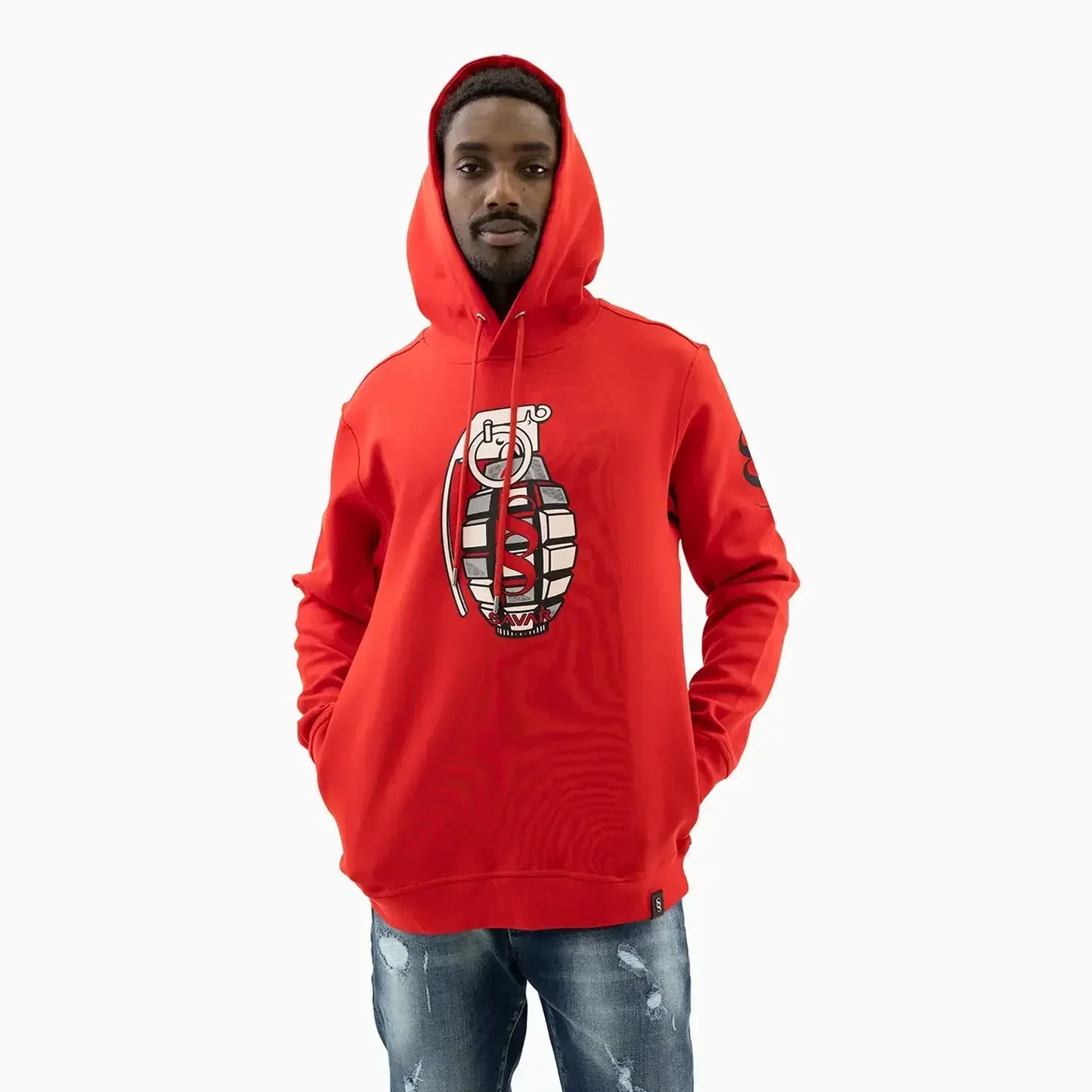 Men's Grenade Graphic Pull Over Hoodie