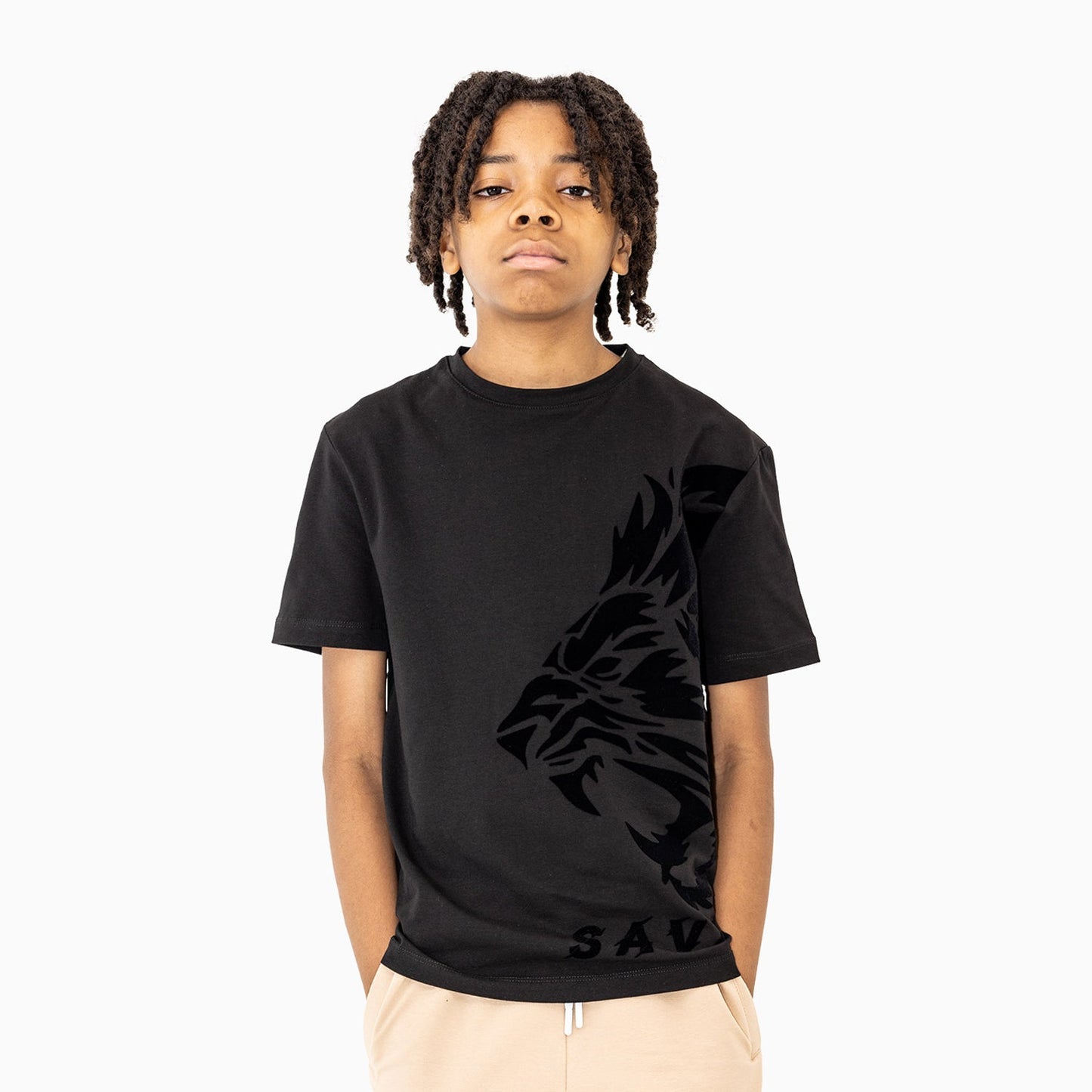 Kid's Beast Fearless Brave Short Sleeve T-Shirt