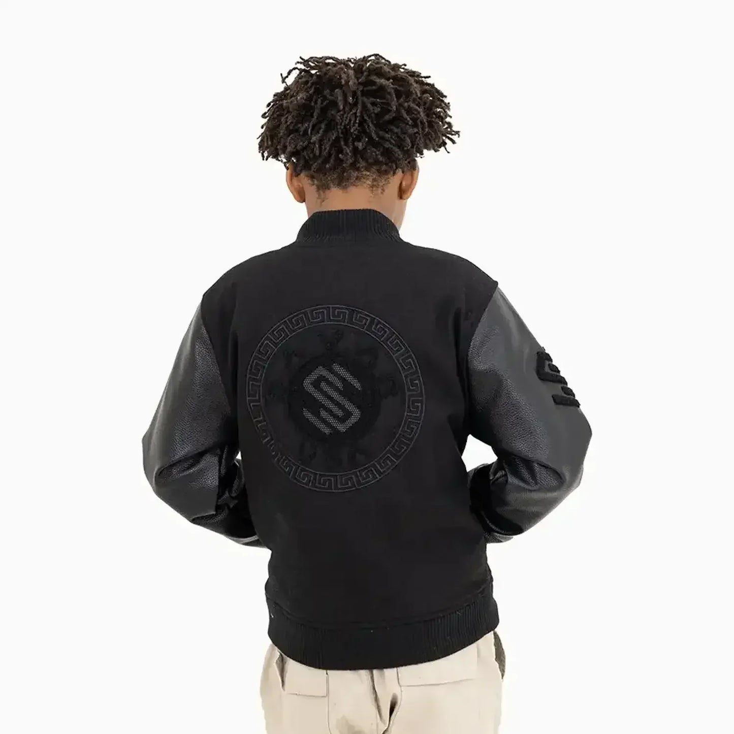 Kid's Circle Wool Varsity Jacket