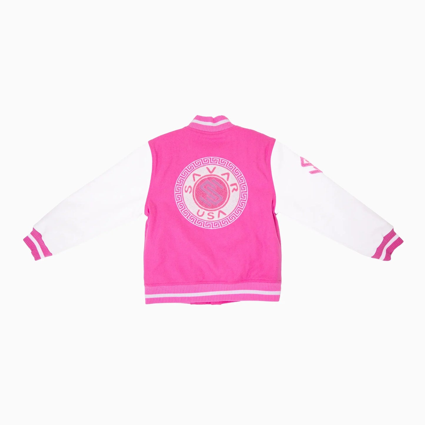 Kid's Circle Wool Varsity Jacket