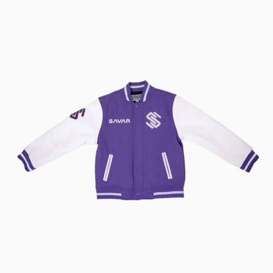 Kid's Circle Wool Varsity Jacket