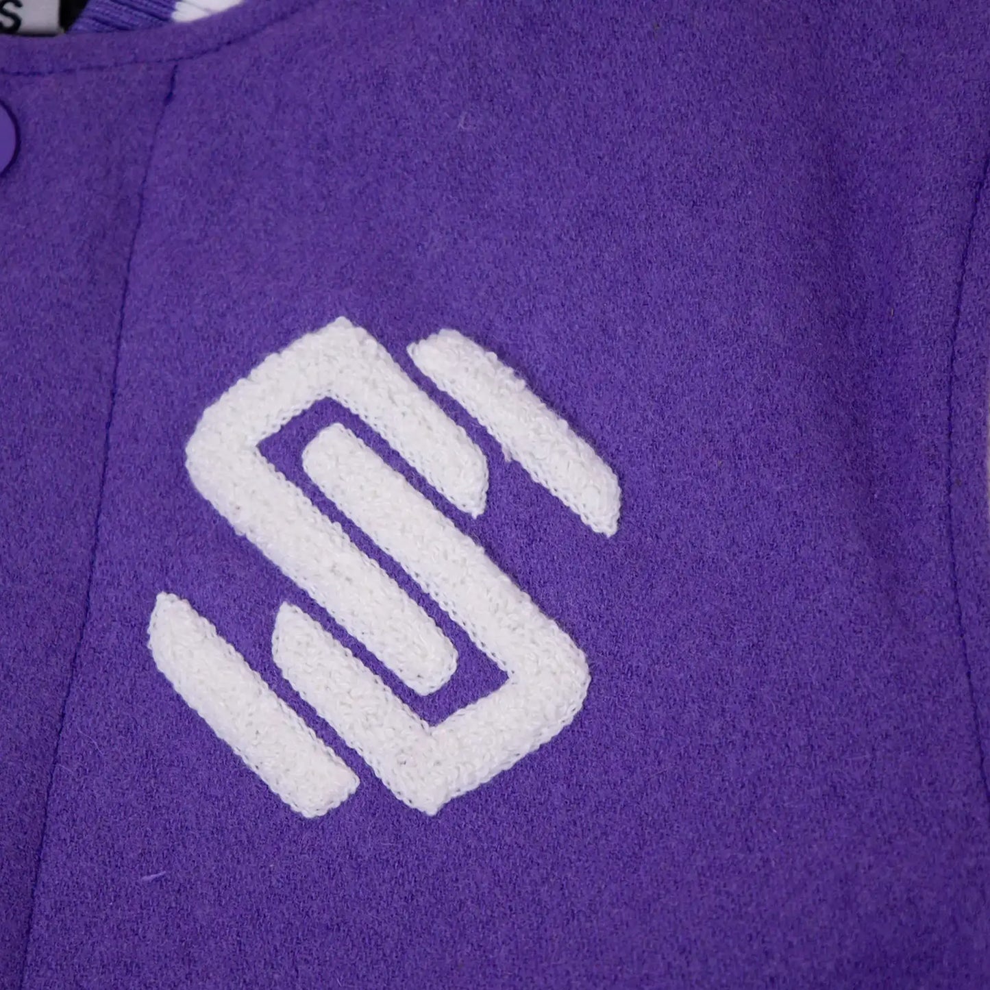 Kid's Circle Wool Varsity Jacket