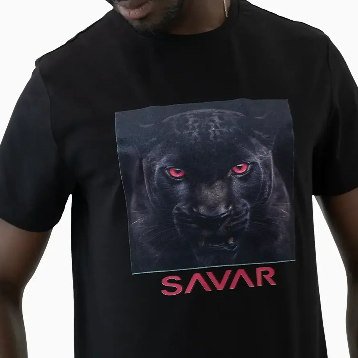 Men's Black Panther Graphic Short Sleeve T-Shirt