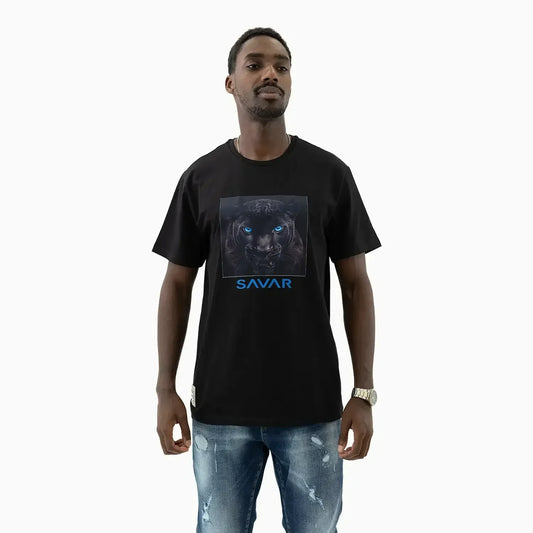Men's Black Panther Graphic Short Sleeve T-Shirt