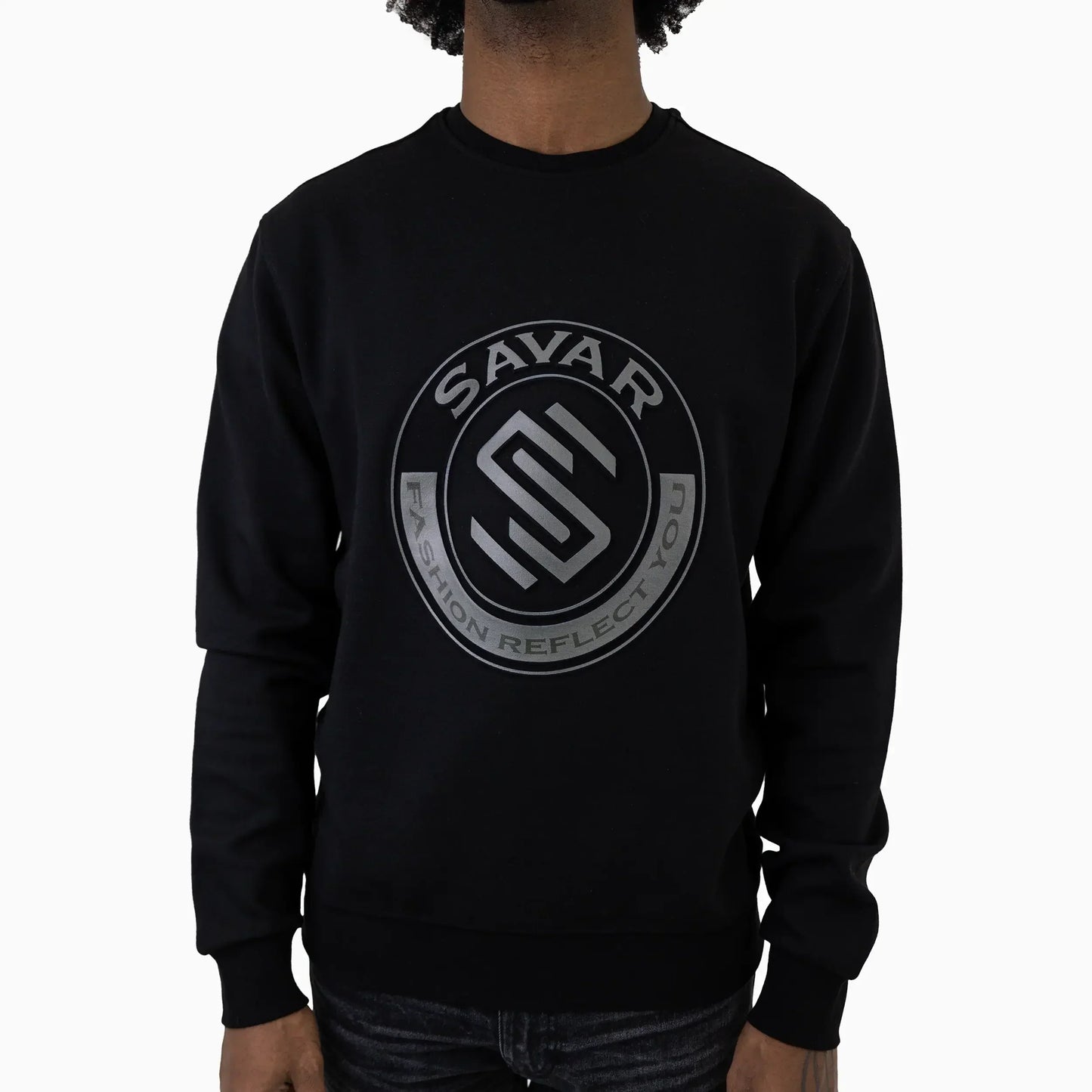 Men's Circle Crew Neck Sweatshirt