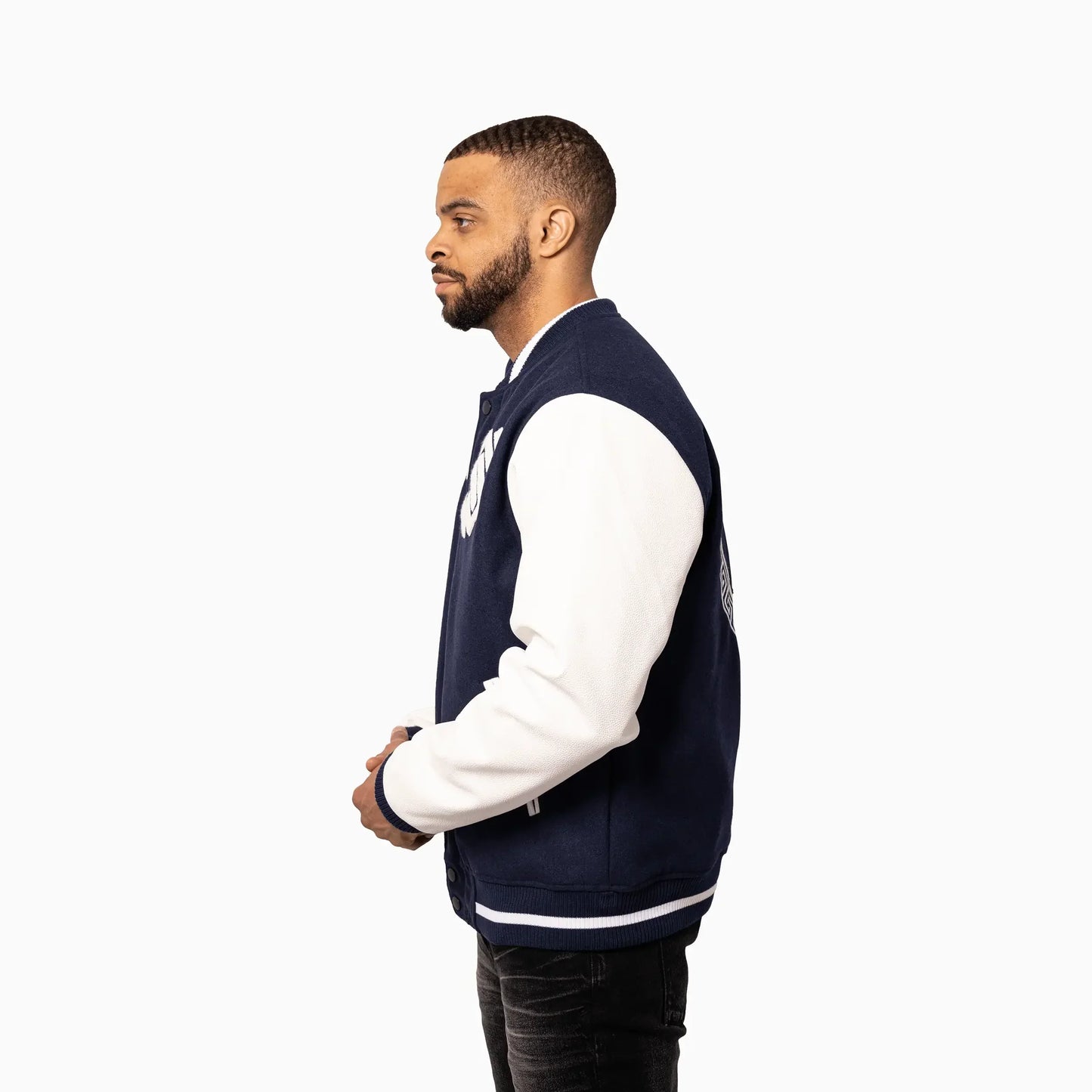 Men's Circle Wool Varsity Jacket