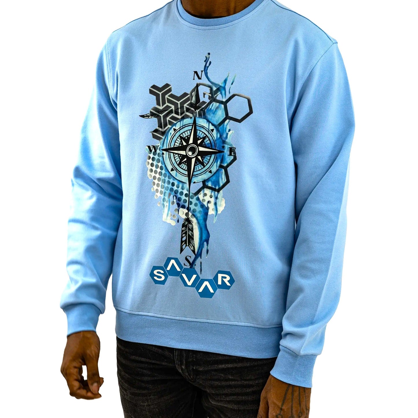 Men's Compass Crew Neck Sweatshirt