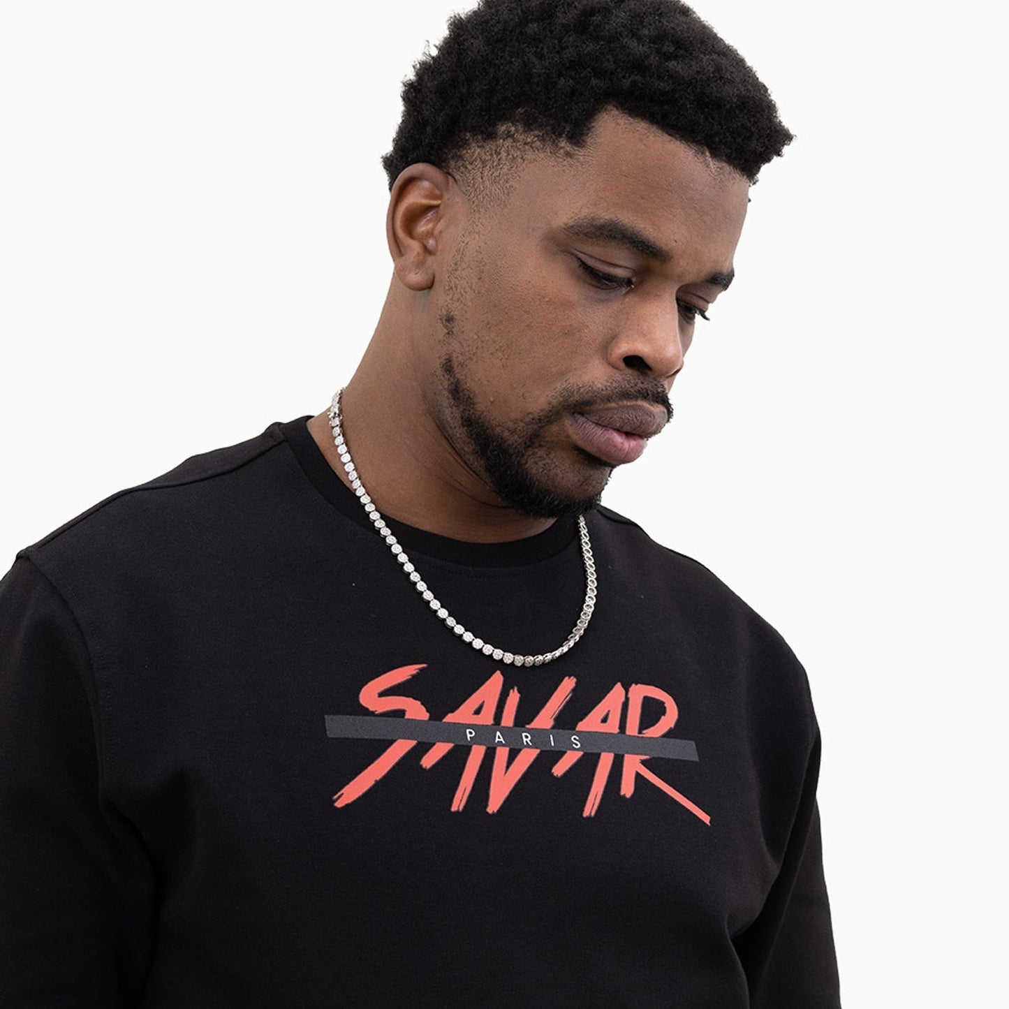 Men's Savar Paris Crew Neck Sweatshirt